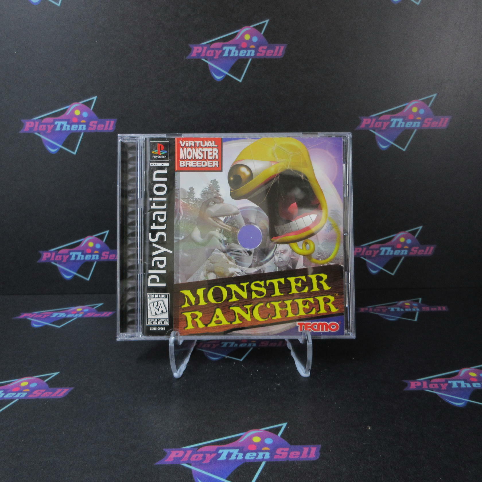Monster Rancher + Reg Card PS1 PlayStation 1 MD Complete CIB - Very Good