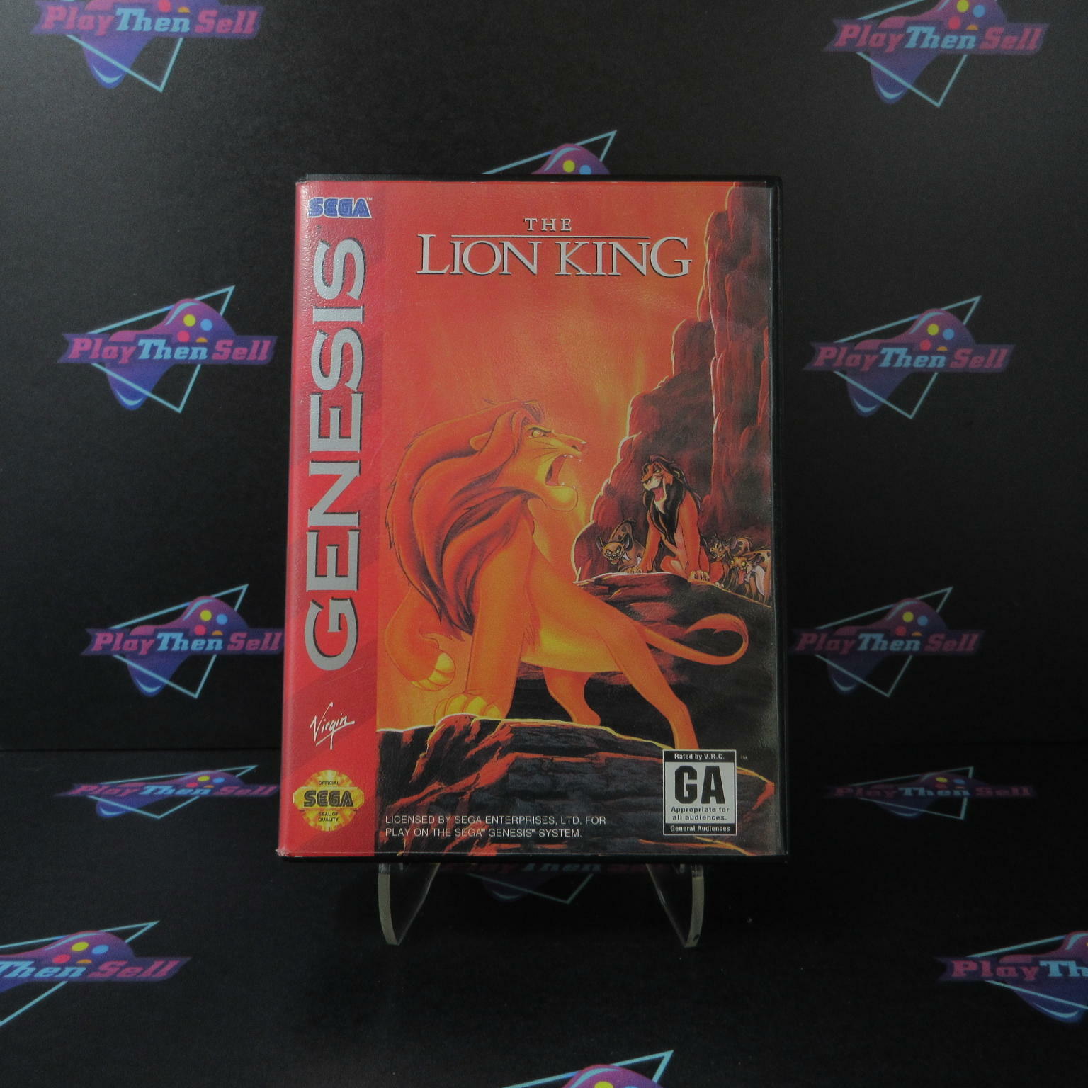 The Lion King Sega Genesis Boxed AD/CS Complete CIB - Very Good