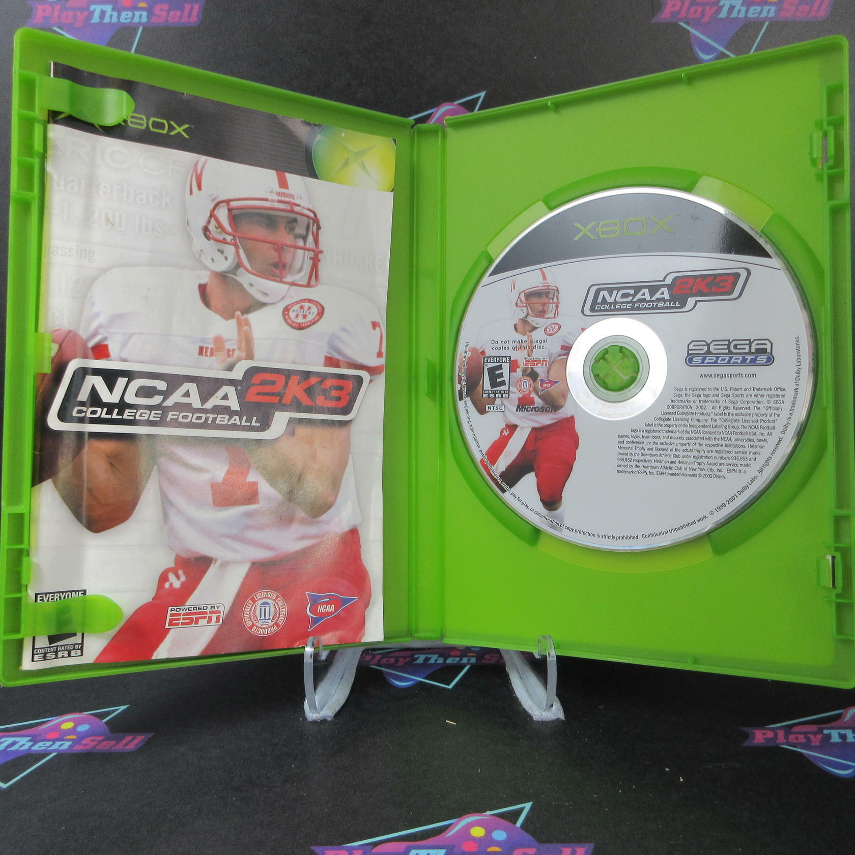 NCAA Football 2K3 Xbox AD Complete CIB - Very Good