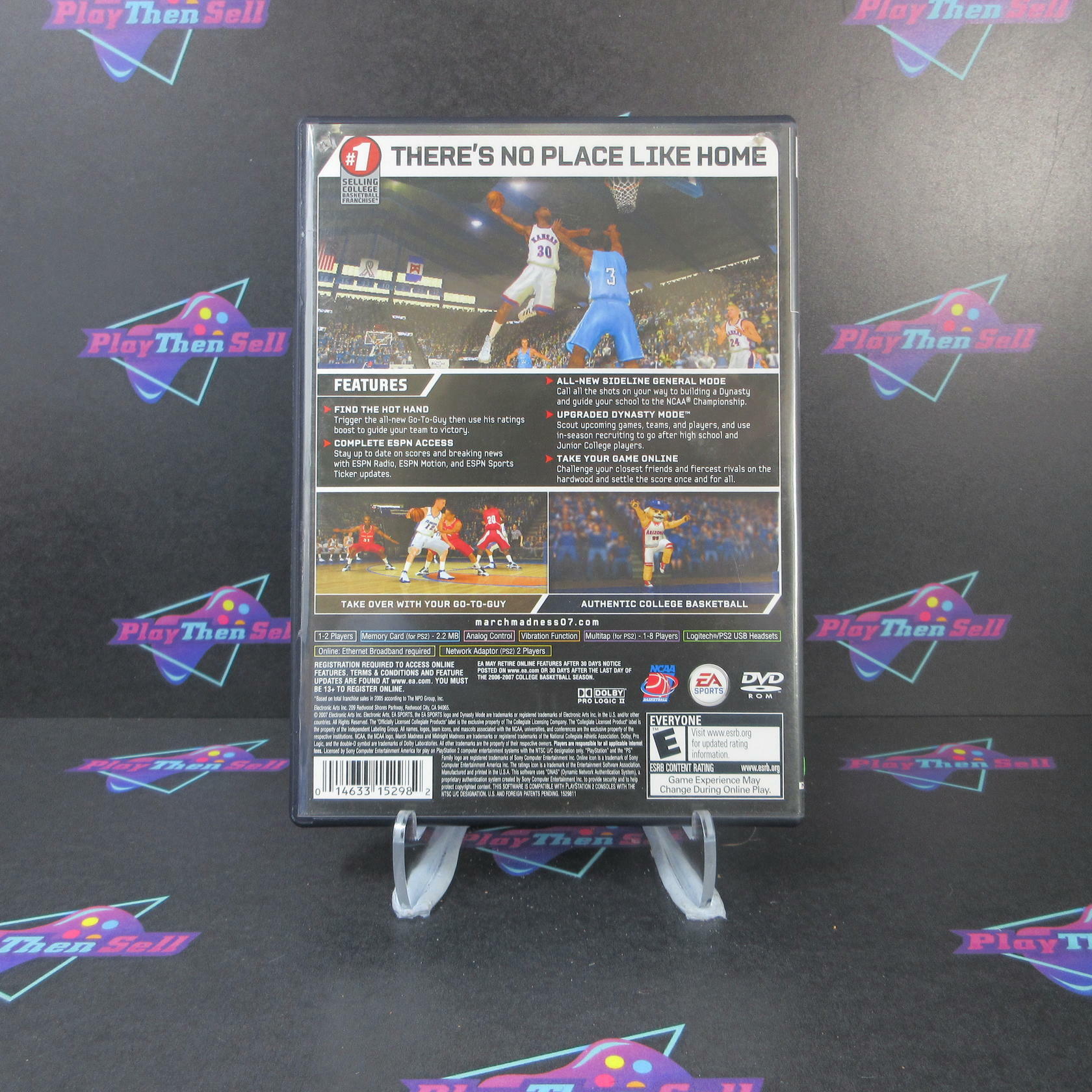 NCAA March Madness 07 PS2 PlayStation 2 - Very Good