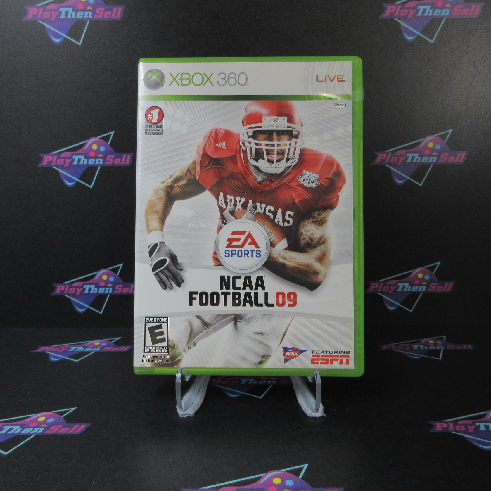 NCAA Football 09 Xbox 360 MD Complete CIB - Very Good