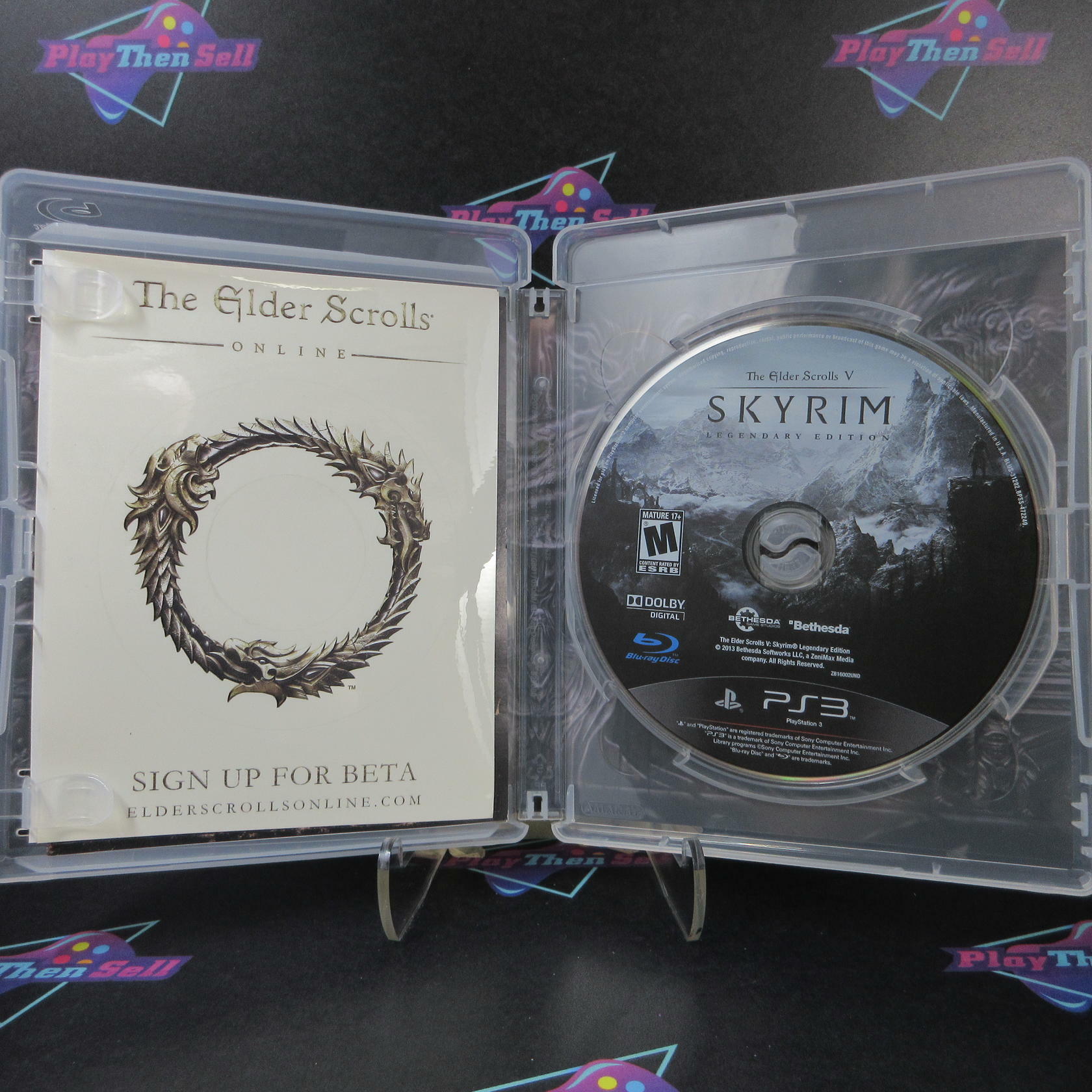 The Elder Scrolls V Skyrim Legendary Edition PlayStation 3 + Sticker - Like New