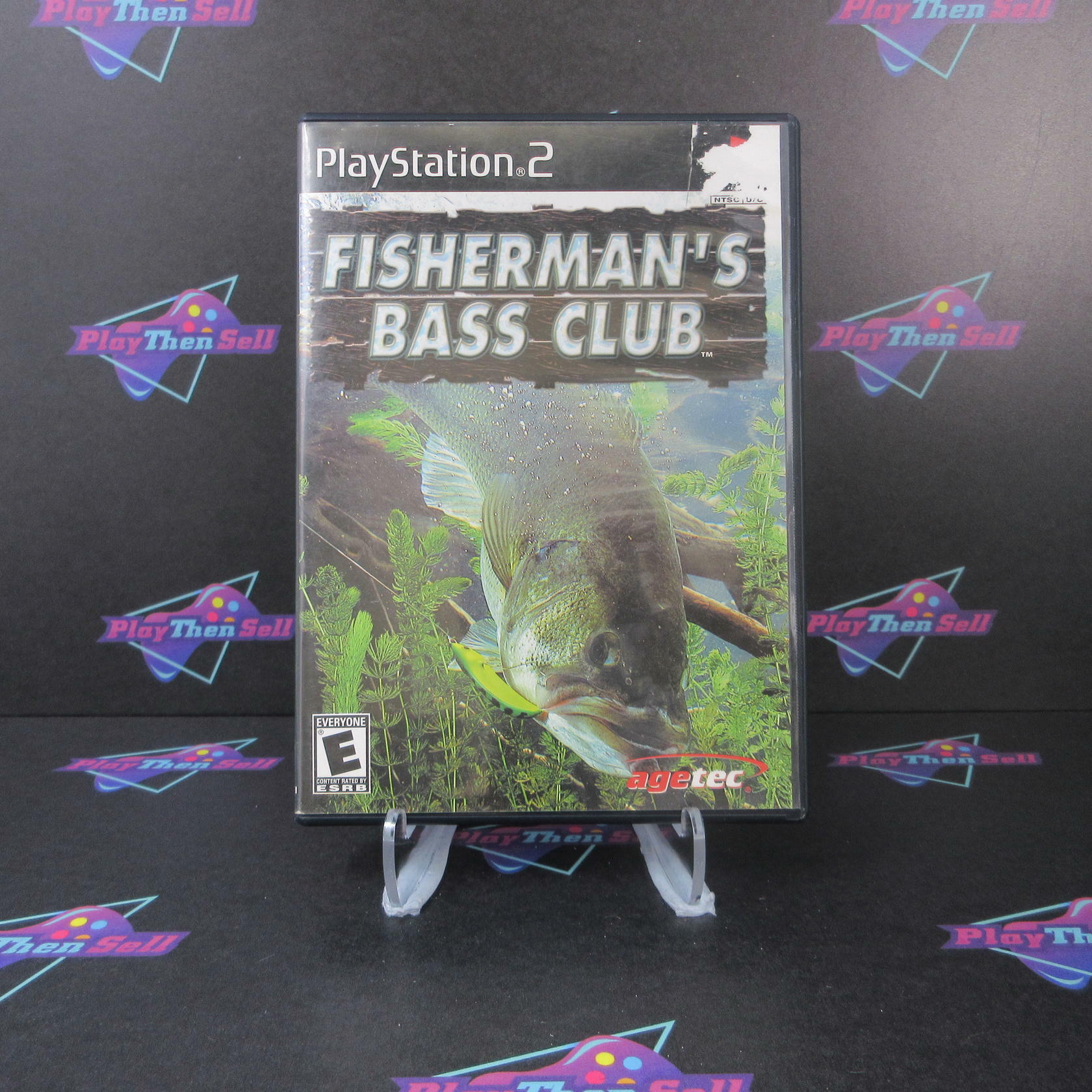 Fisherman's Bass Club + Reg Card PS2 PlayStation 2 AD Complete CIB - Very Good
