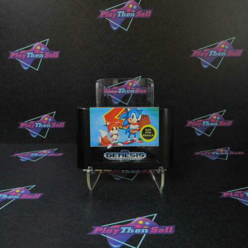 Sonic the Hedgehog 2 Not For Resale Sega Genesis Cart Only AD - Very Good