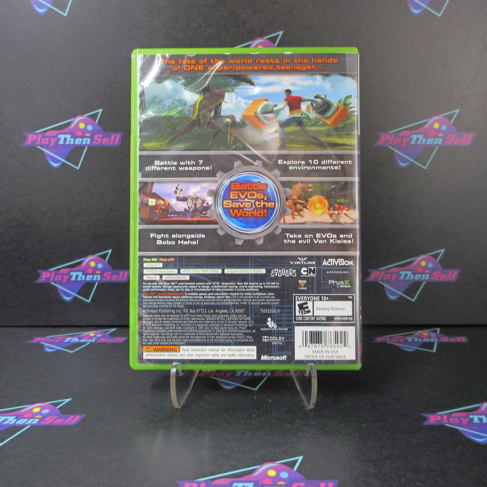 Generator Rex Agent of Providence Xbox 360 - Like New