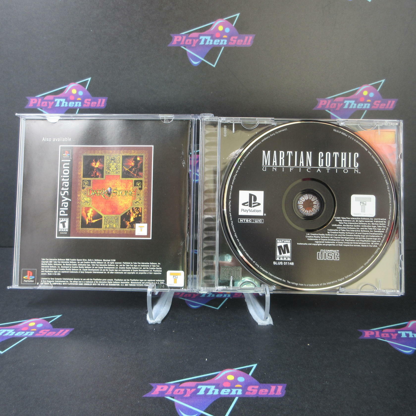 Martian Gothic Unification PS1 PlayStation 1 + Reg Card - Like New