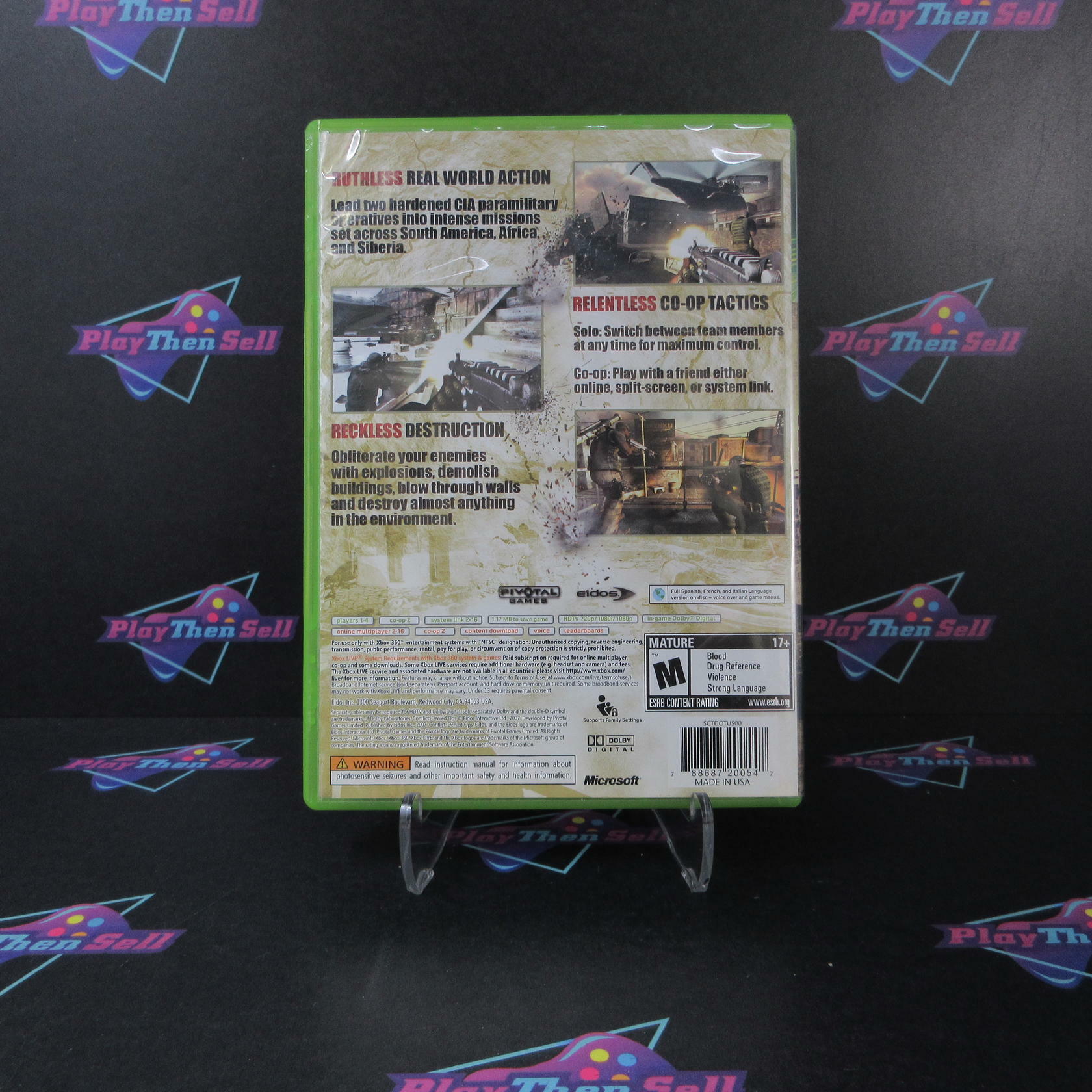 Conflict Denied Ops Xbox 360 AD Complete CIB - Very Good