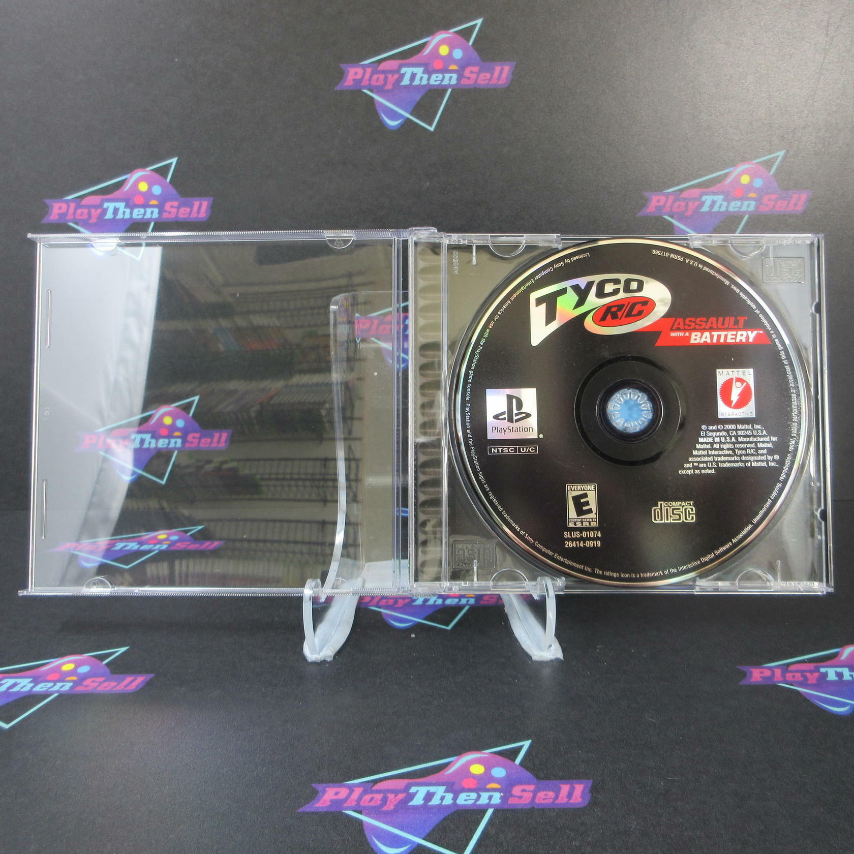 Tyco R/C Assault With A Battery PS1 PlayStation 1 - Very Good
