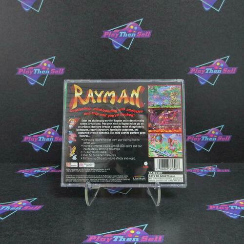 Rayman PS1 PlayStation 1 Greatest Hits - Like New