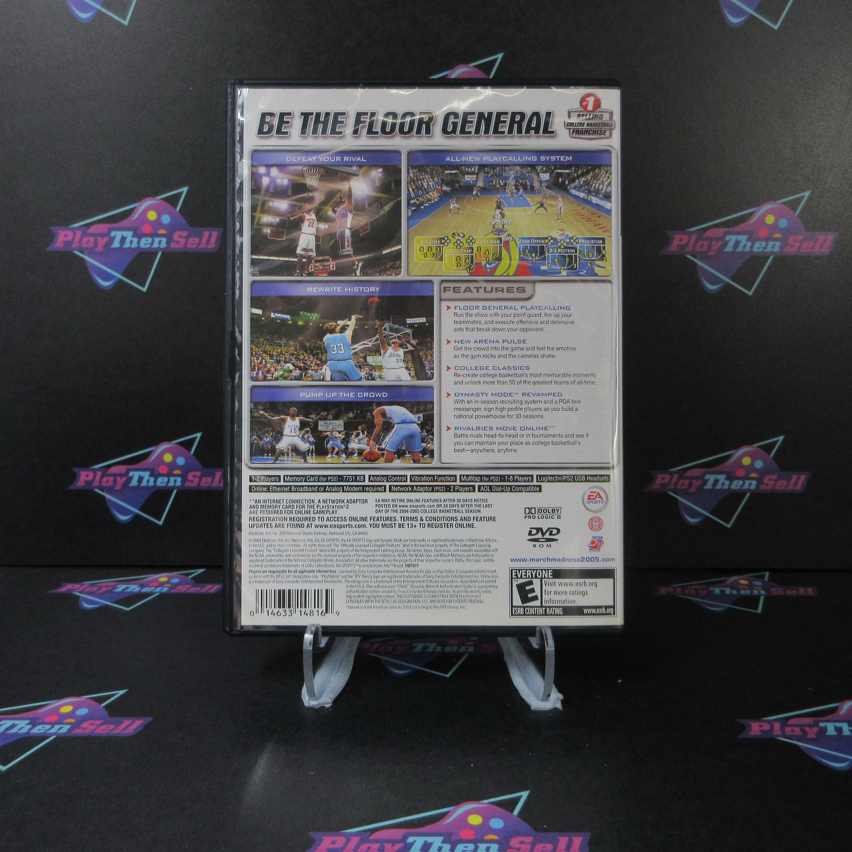 NCAA March Madness 2005 PS2 PlayStation 2 AD Complete CIB - Very Good