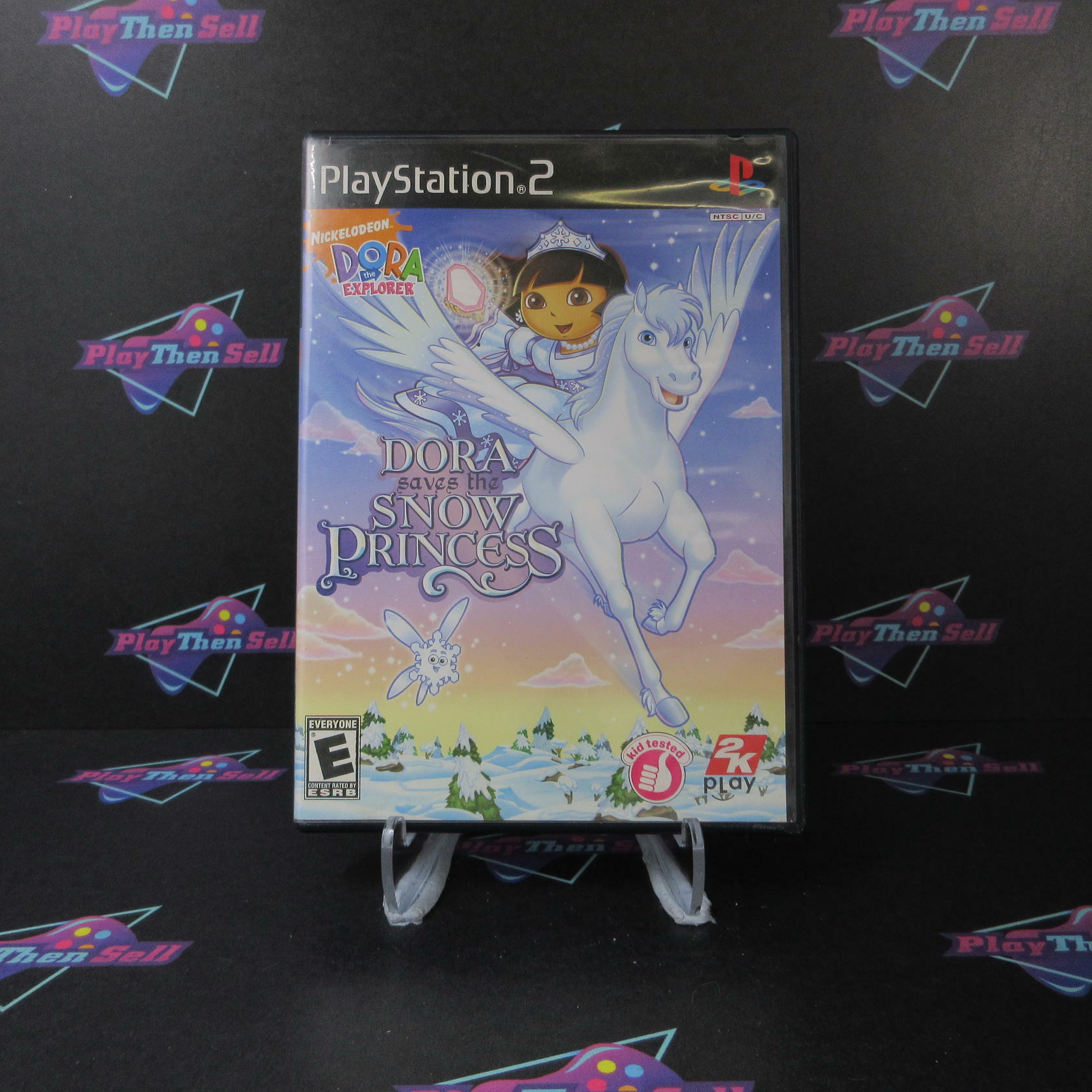 Dora the Explorer Dora Saves the Snow Princess PS2 PlayStation 2 AD Complete CIB - Very Good