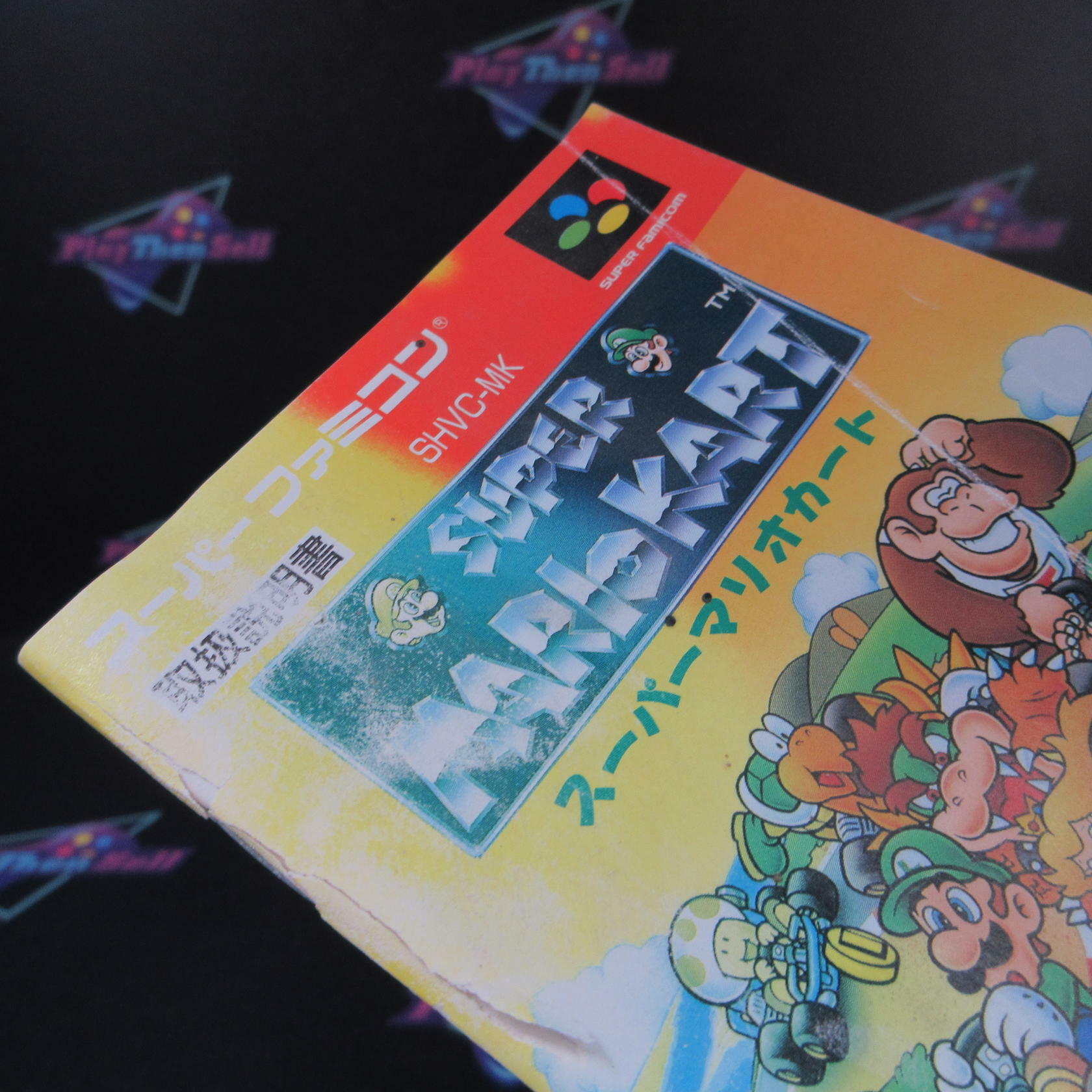 Super Mario Kart Nintendo Super Famicom Cart And Manual Only - Very Good
