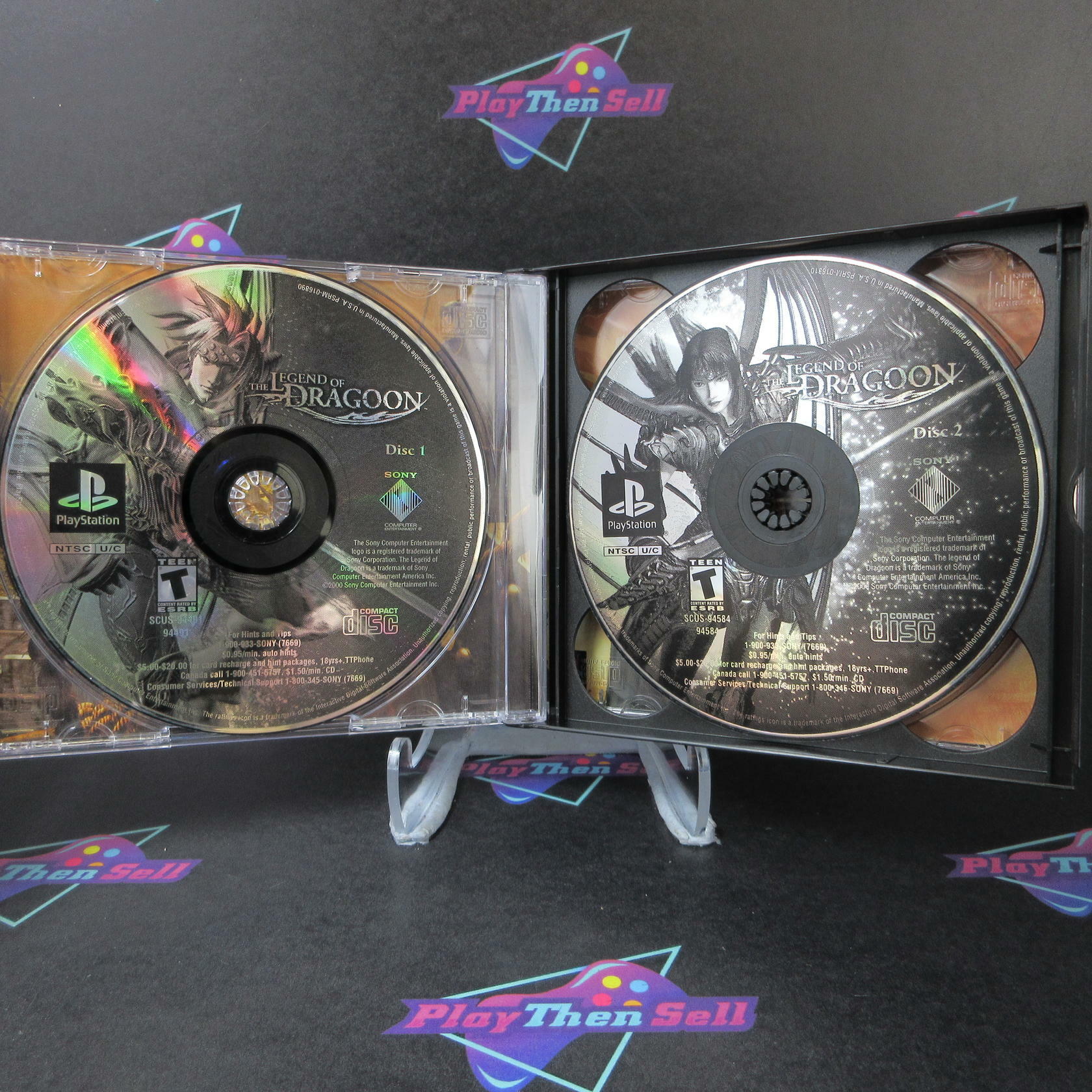The Legend of Dragoon GH PS1 PlayStation 1 AD/MD Complete CIB - Very Good