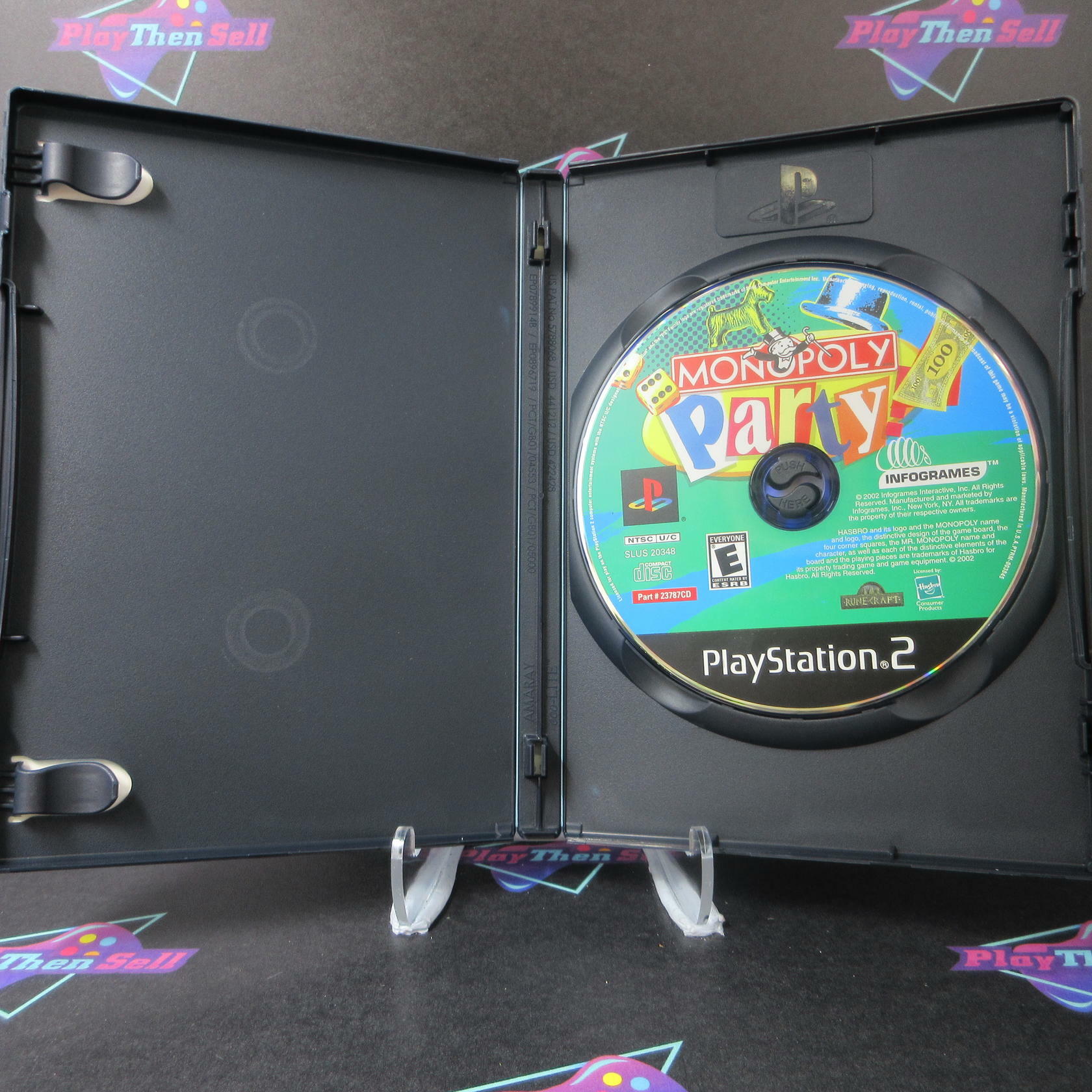 Monopoly Party PS2 PlayStation 2 AD/NM - Very Good