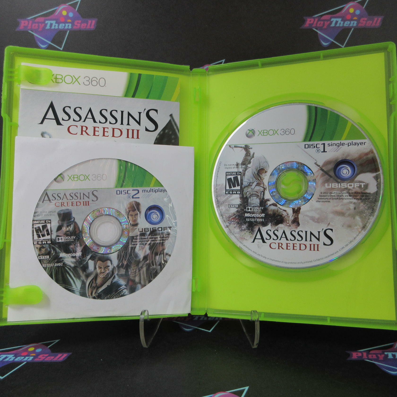 Assassin's Creed III Xbox 360 AD Complete CIB - Very Good