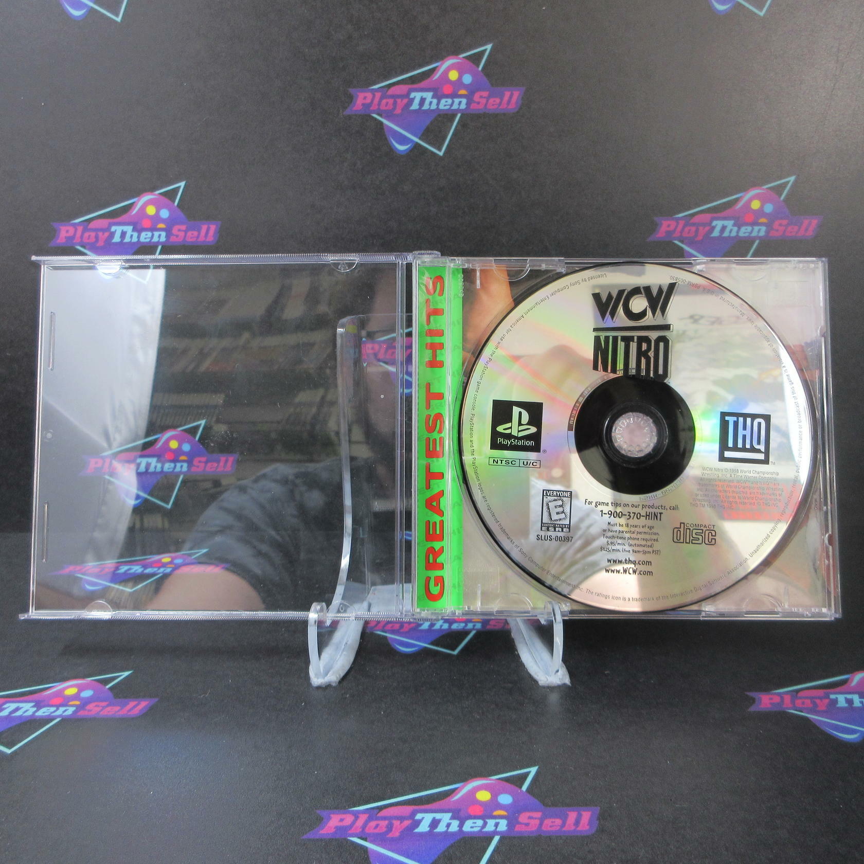 WCW Nitro Greatest Hits PS1 PlayStation 1 - Very Good
