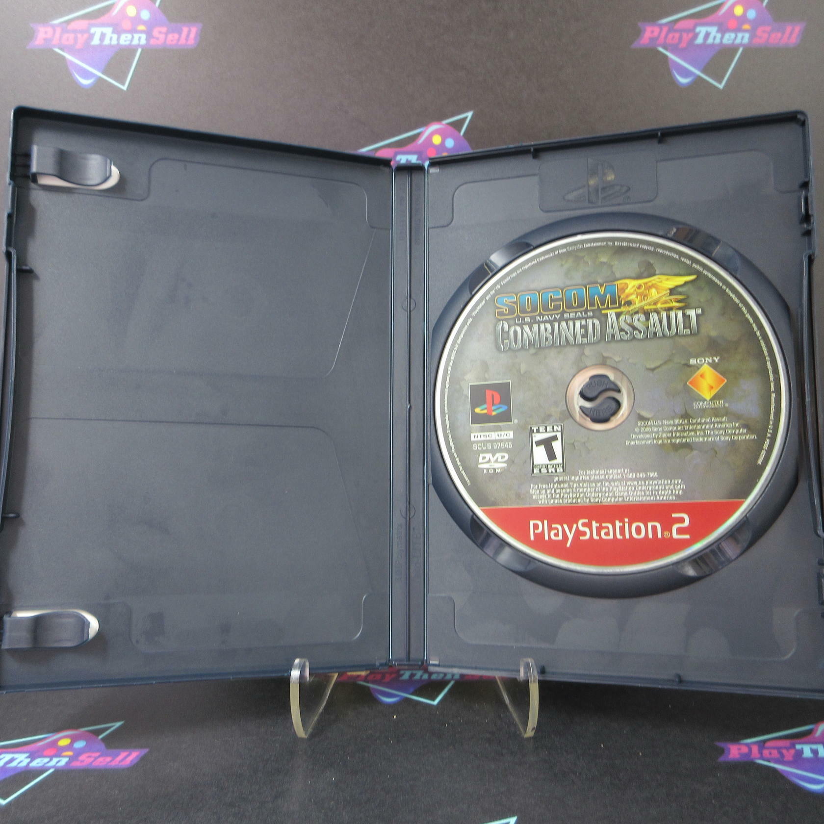 SOCOM U.S. Navy Seals Combined Assault PS2 PlayStation 2 GH - Very Good