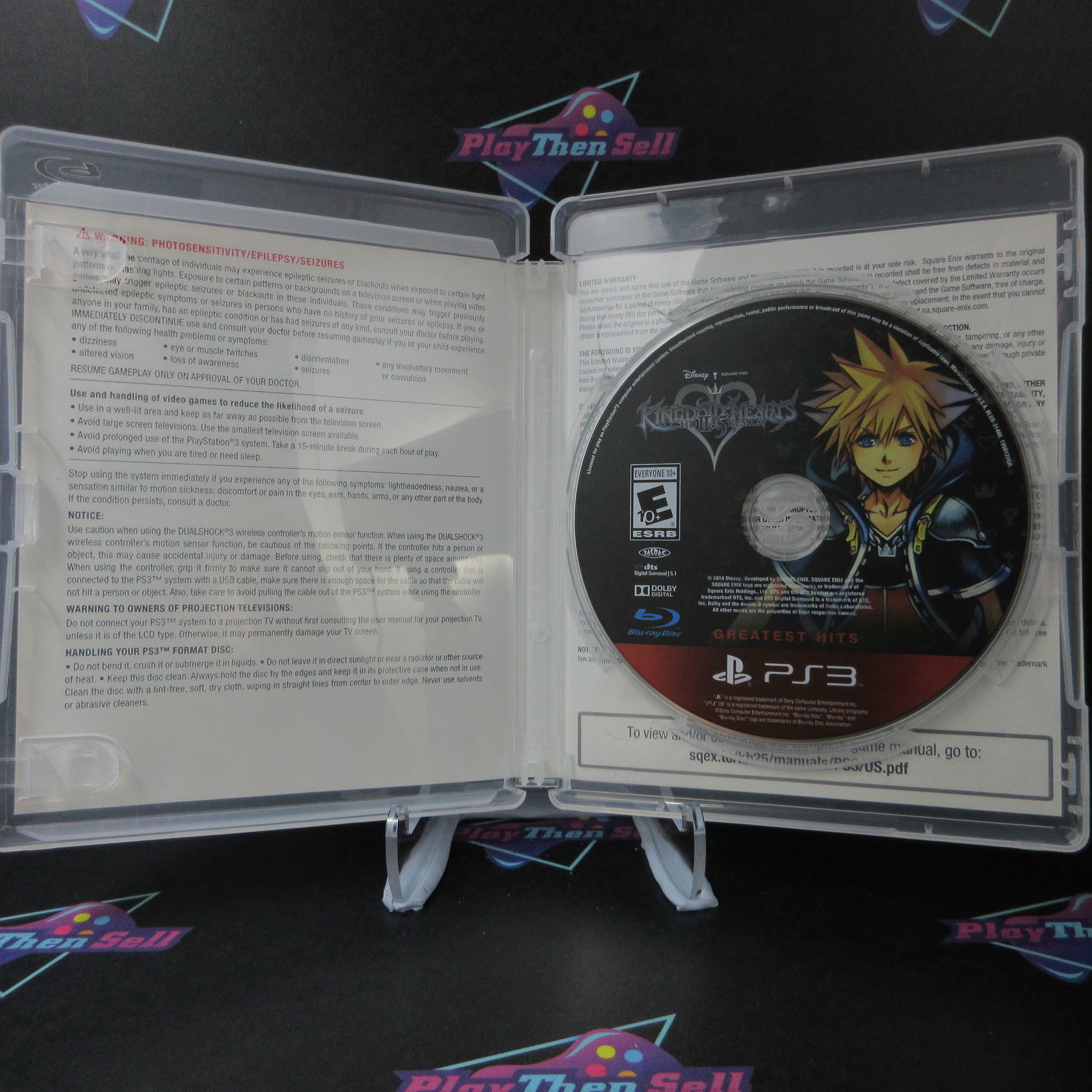 Kingdom Hearts HD 2.5 ReMIX PS3 PlayStation 3 PS3 Greatest Hits - Like New