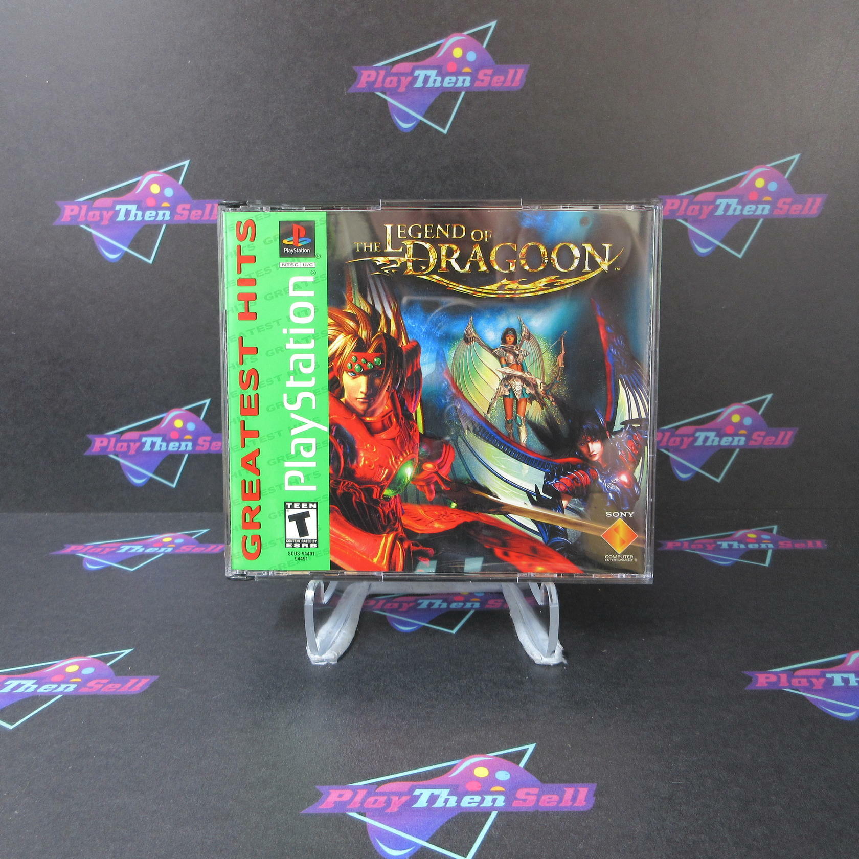 The Legend of Dragoon GH PS1 PlayStation 1 AD/MD Complete CIB - Very Good