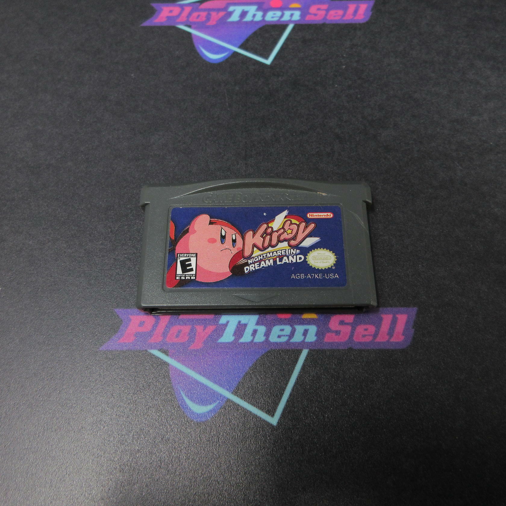 Kirby Nightmare in Dream Land Gameboy Advance GBA Cart Only Authentic - Very Good