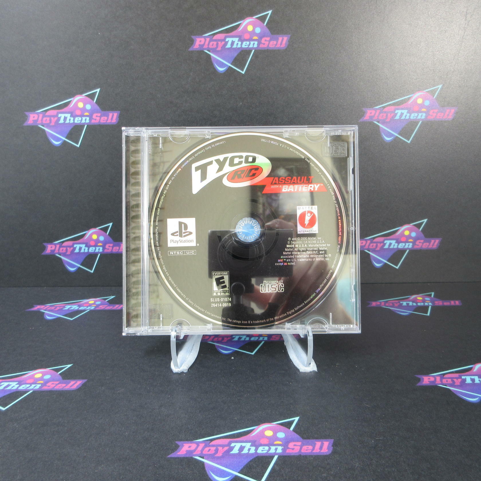Tyco R/C Assault With A Battery PS1 PlayStation 1 - Very Good