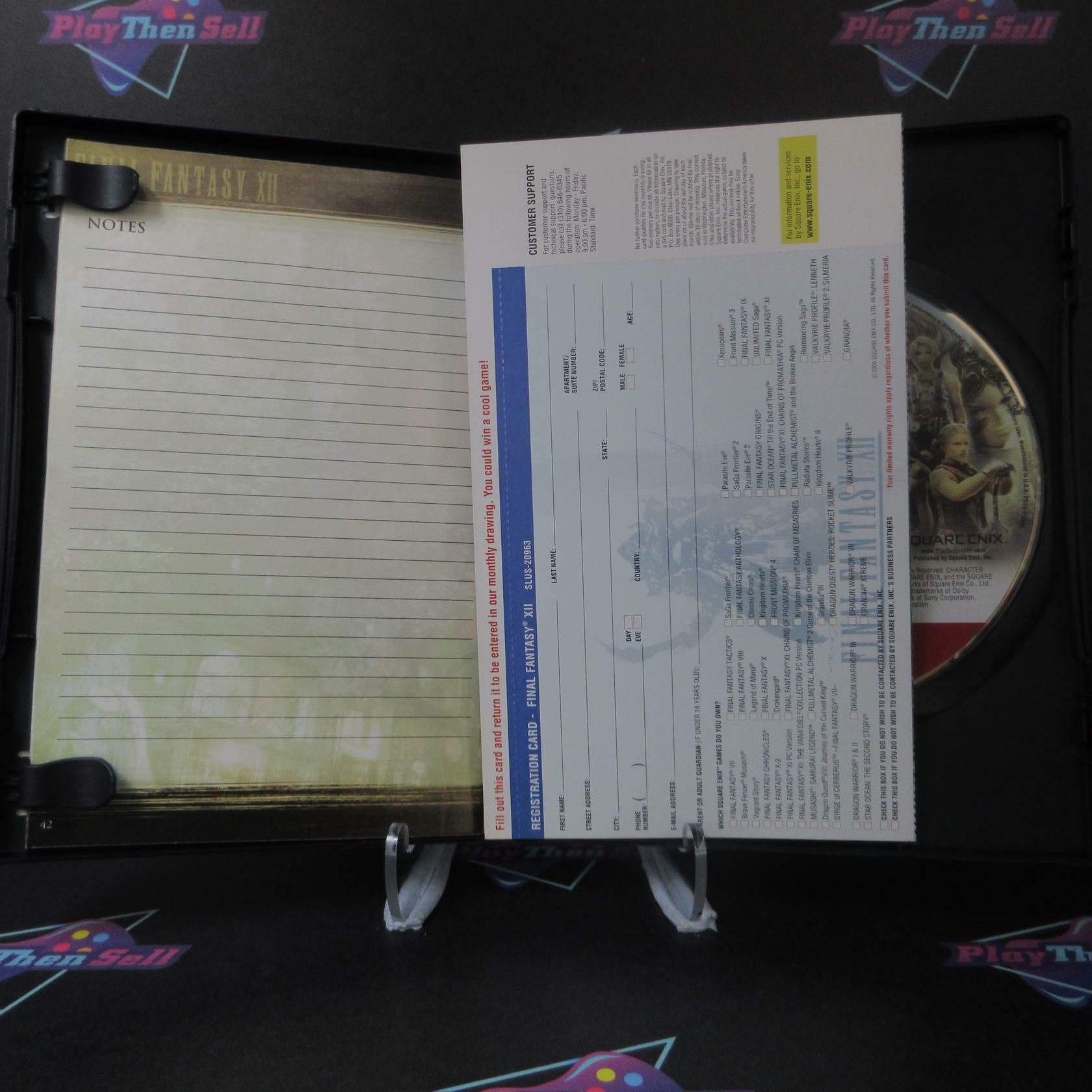 Final Fantasy XII 12 GH PS2 PlayStation 2 + Reg Card - Like New