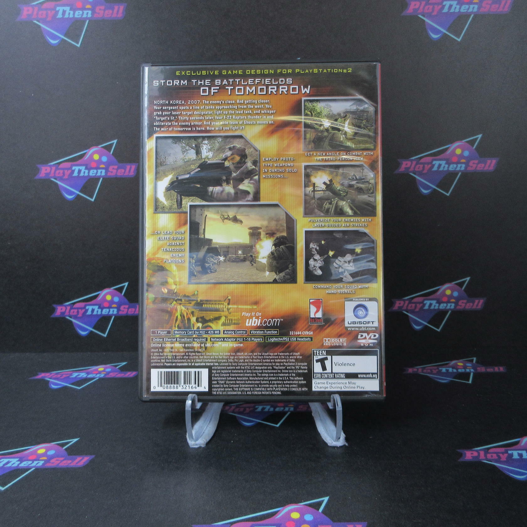 Tom Clancy's Ghost Recon 2 First Contact GH PS2 PlayStation 2 + Reg Card - Like New