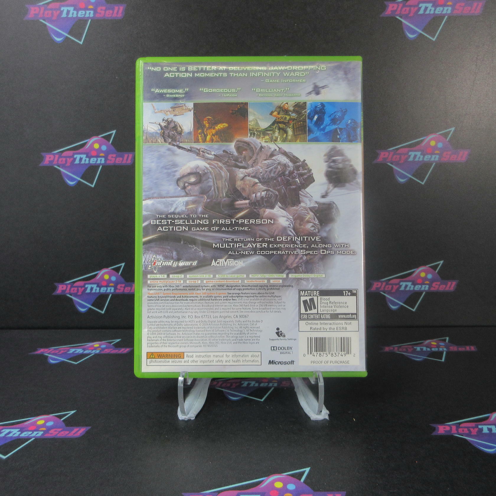 Call of Duty Modern Warfare 2 Xbox 360 AD/NM - Very Good