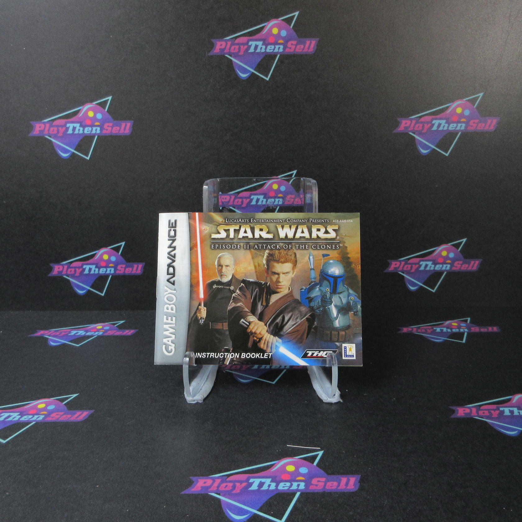 Star Wars Episode II Attack of the Clones Gameboy Advance Boxed + Poster - AD - Very Good