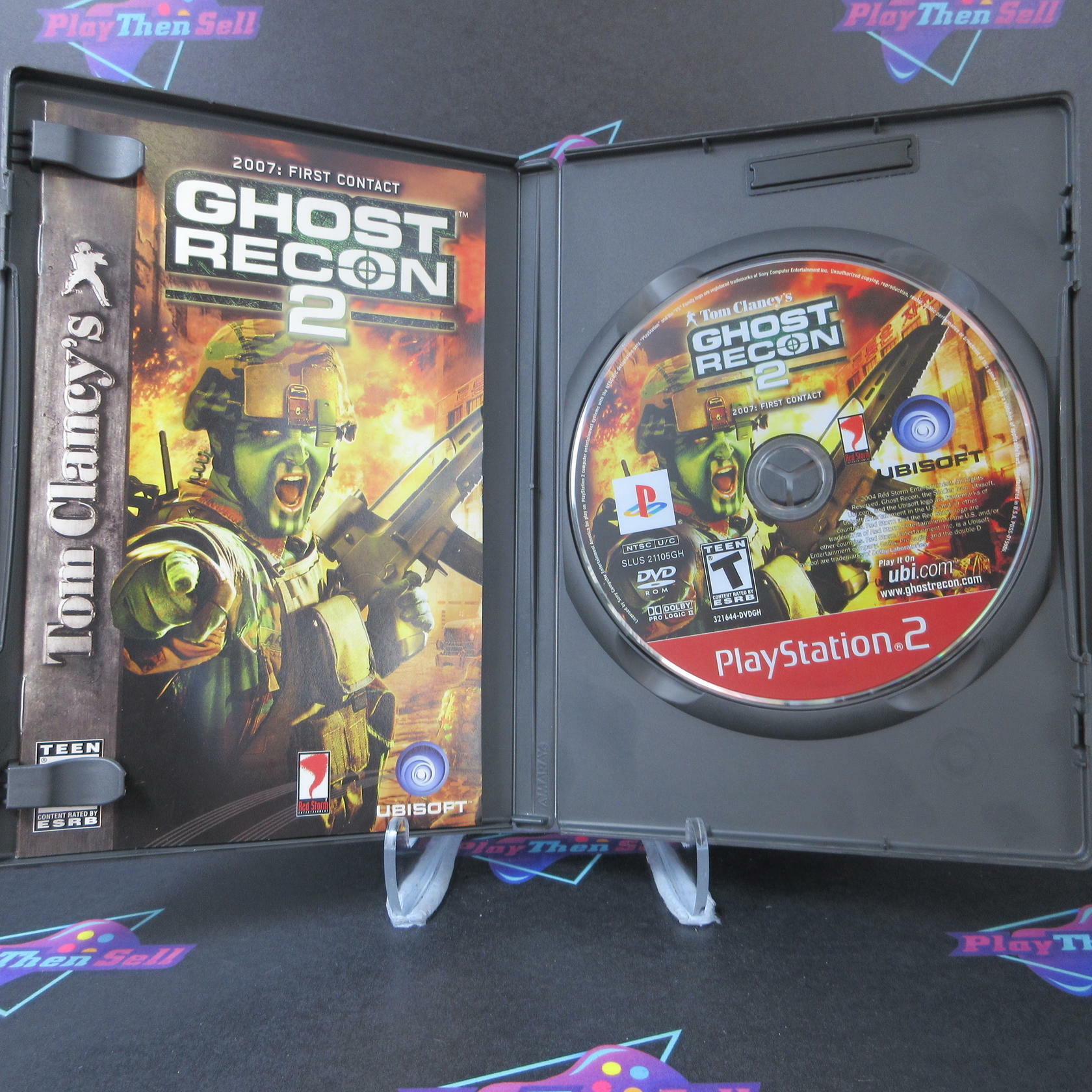 Tom Clancy's Ghost Recon 2 First Contact GH PS2 PlayStation 2 + Reg Card - Like New