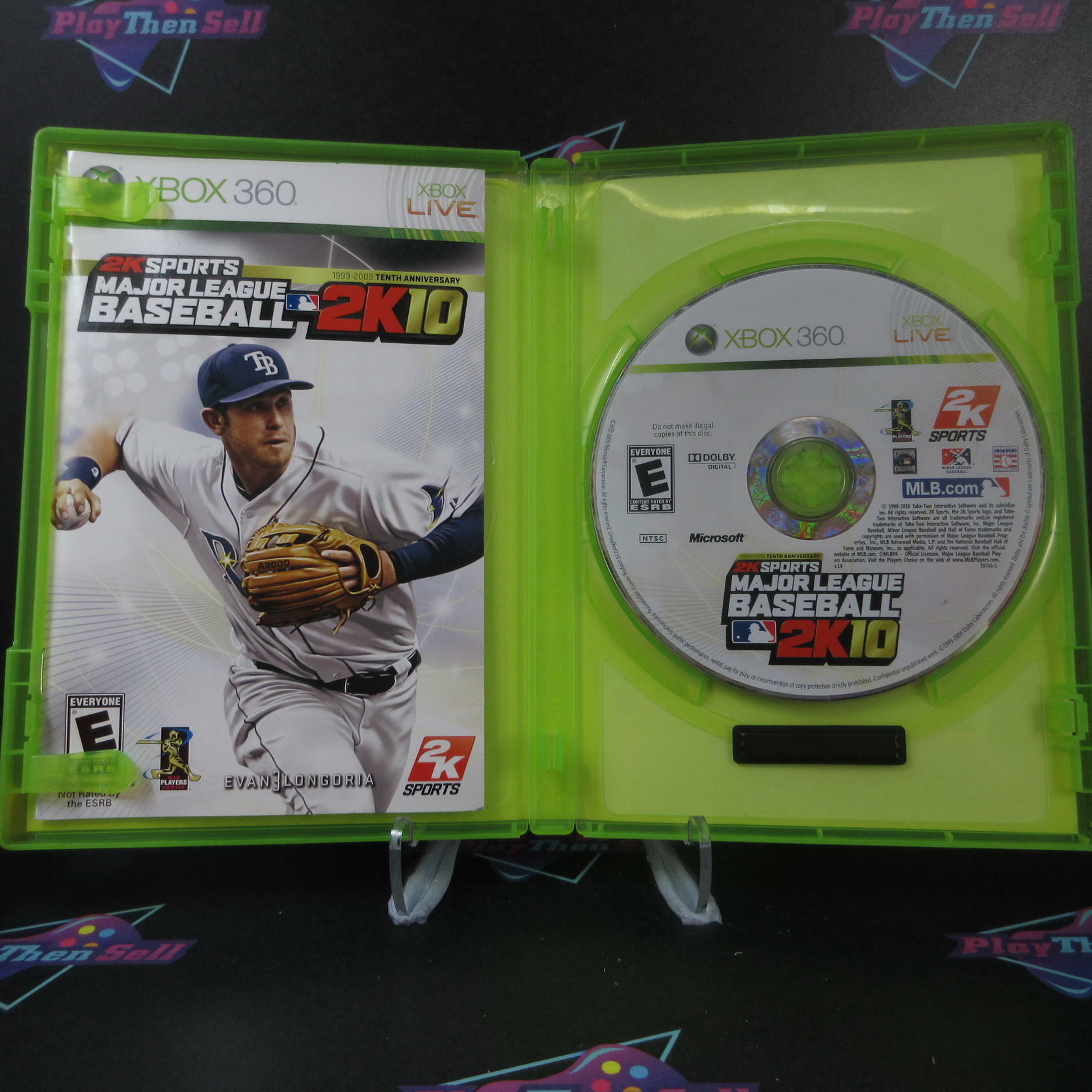 MLB 2K10 Xbox 360 AD Complete CIB - Very Good
