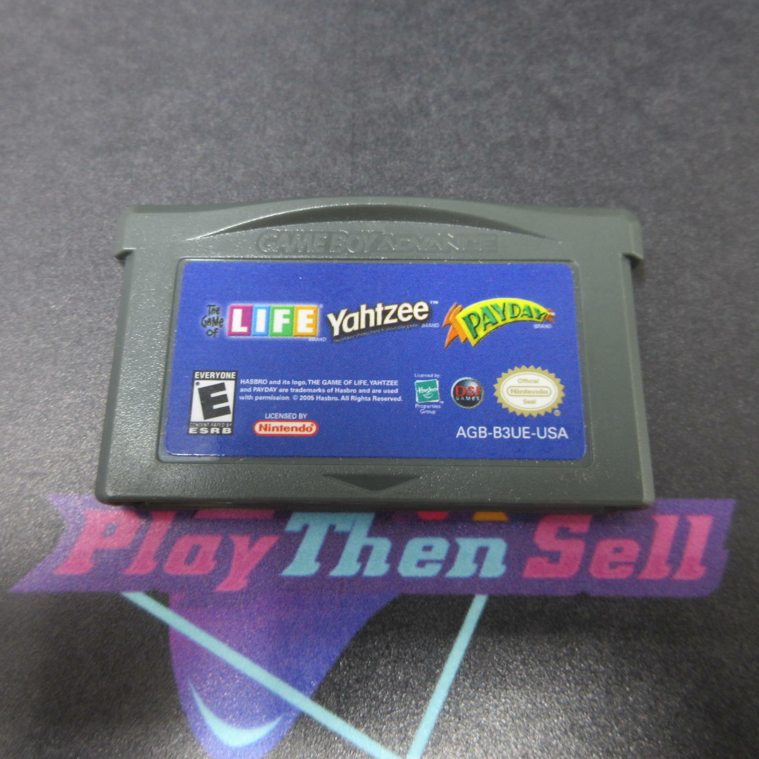 Game of Life / Yahtzee / Payday Gameboy Advance GBA Cart Only - Very Good