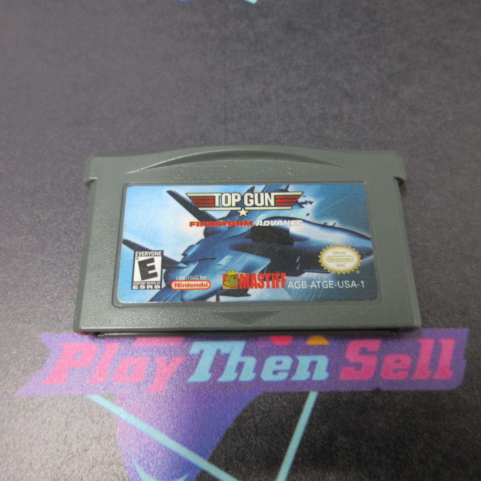 Top Gun Firestorm Advance Gameboy Advance GBA Cart - Very Good