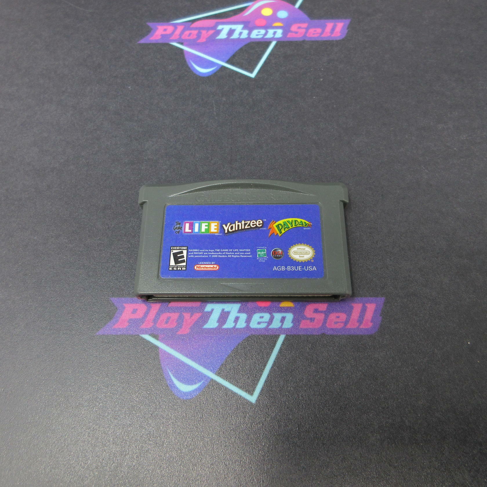 Game of Life / Yahtzee / Payday Gameboy Advance GBA Cart Only - Very Good