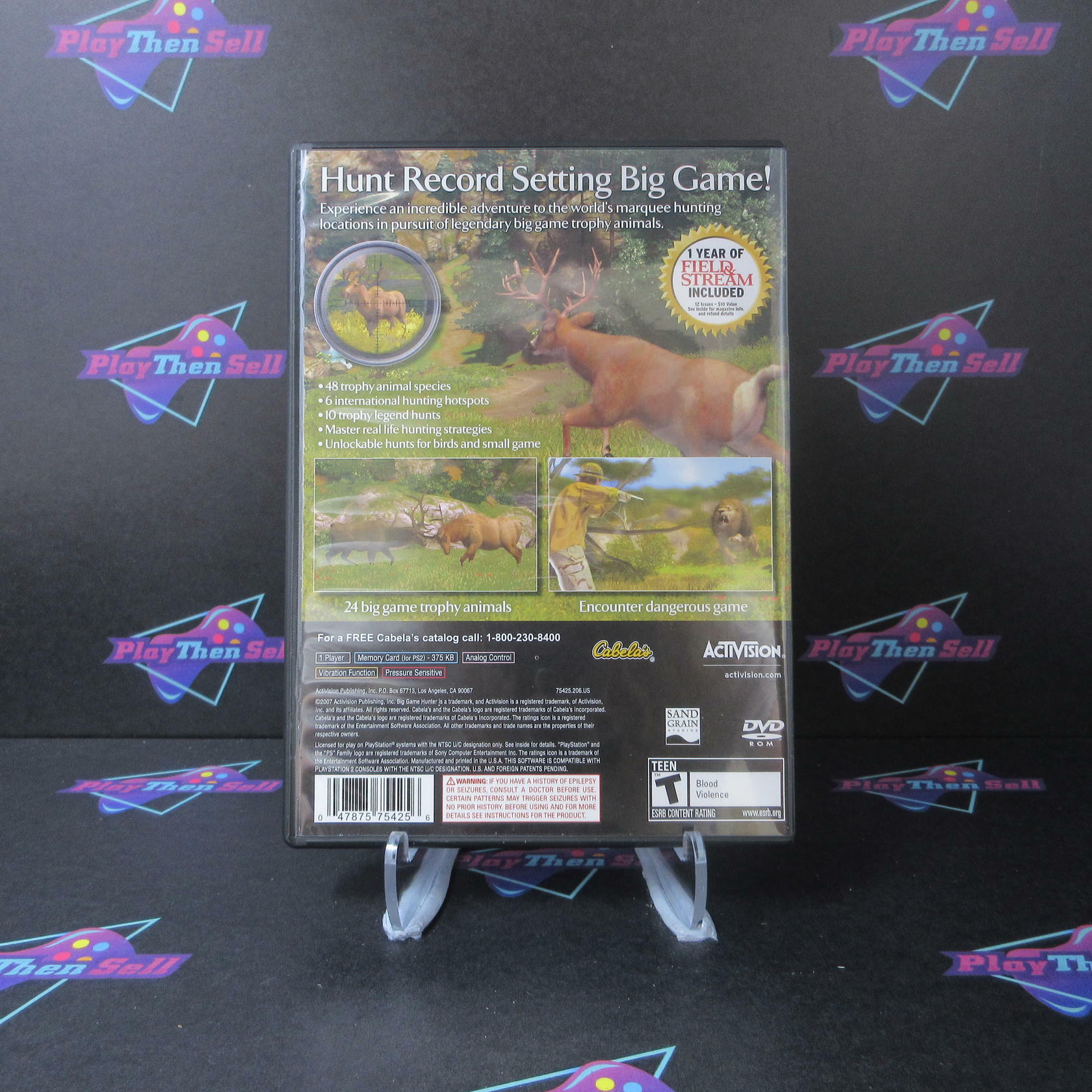 Cabela's Big Game Hunter 2008 PS2 PlayStation 2 - Like New