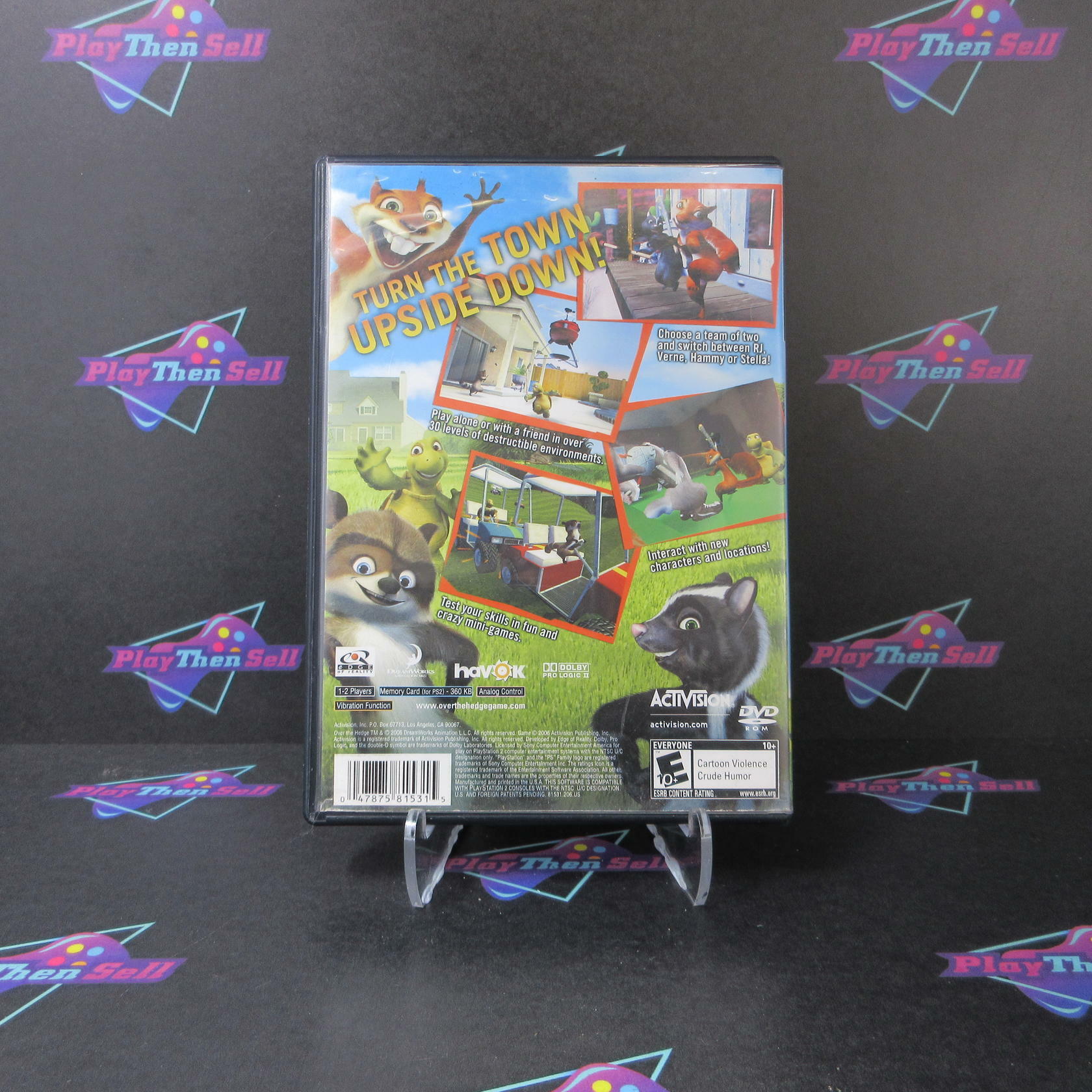 Over The Hedge PS2 PlayStation 2 - Very Good