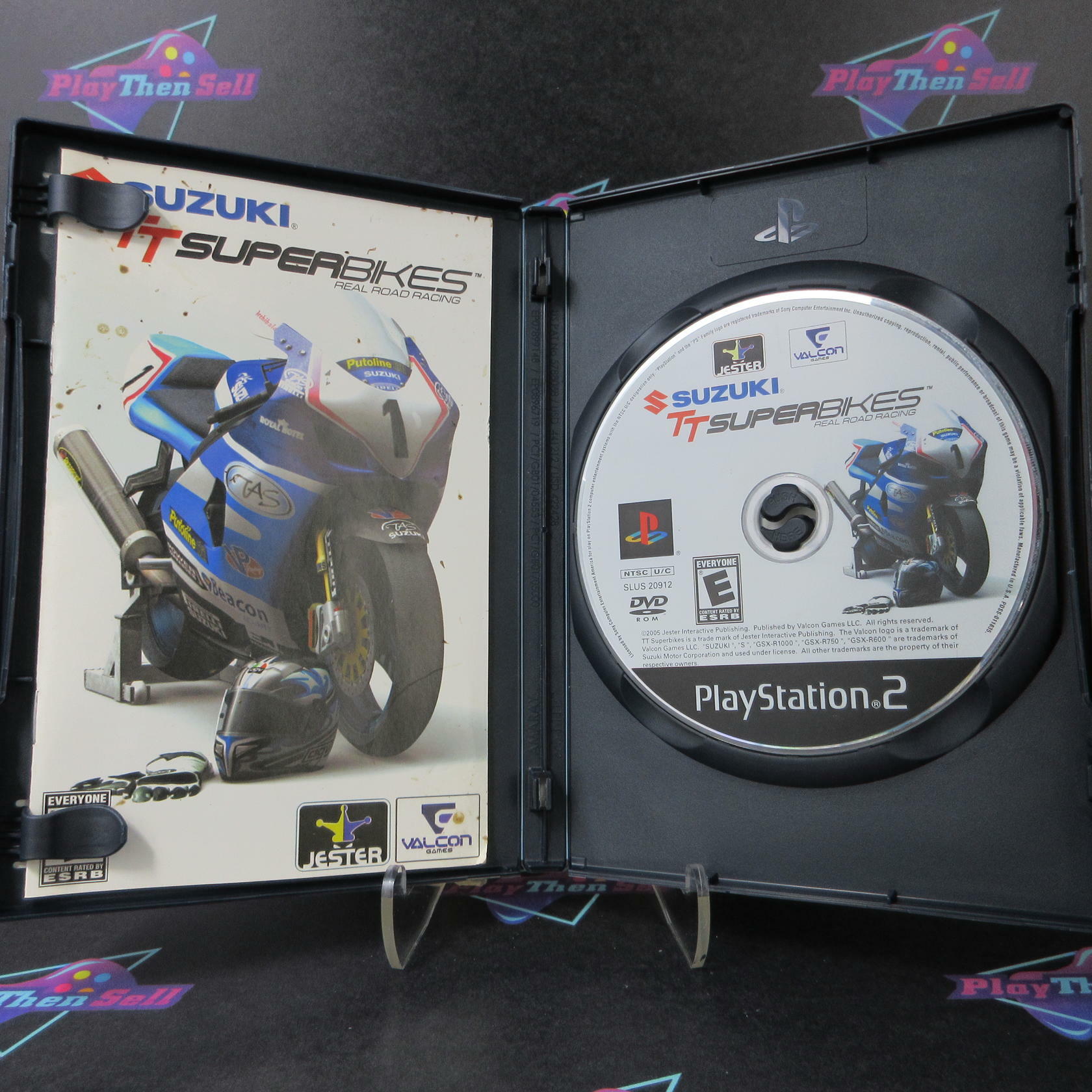 Suzuki Superbikes PS2 PlayStation 2 AD/MD Complete - Very Good