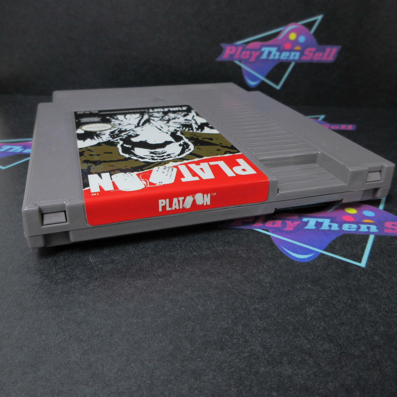 Platoon Nintendo NES Cartridge Only Authentic / Tested - Very Good