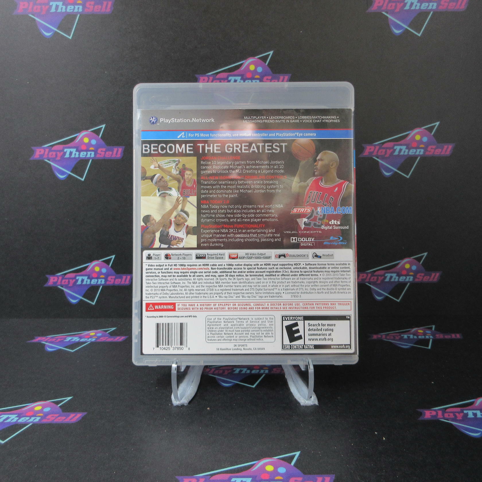 NBA 2K11 PS3 PlayStation 3 AD/NM - Very Good
