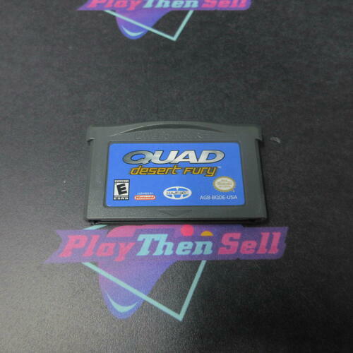 Quad Desert Fury Gameboy Advance Cart Only Authentic / Tested - Very Good
