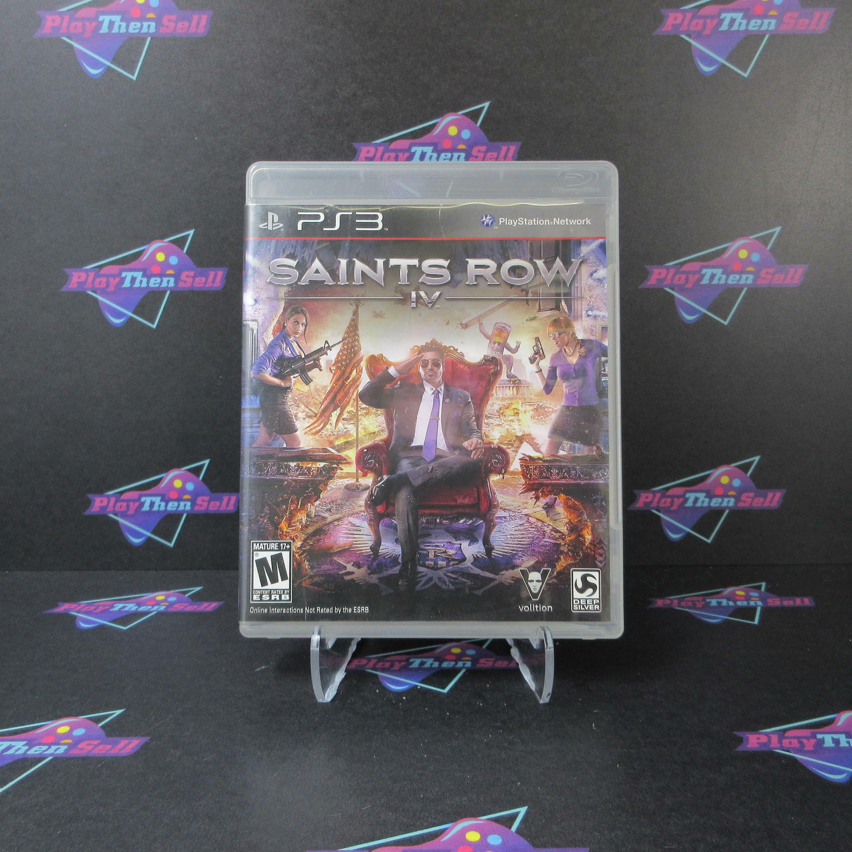 Saints Row IV PS3 PlayStation 3 AD/DD/NM - Very Good