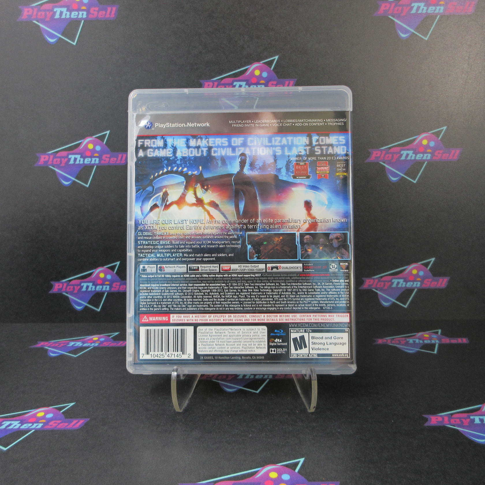 XCOM Enemy Unknown PS3 Playstation 3 - Like New