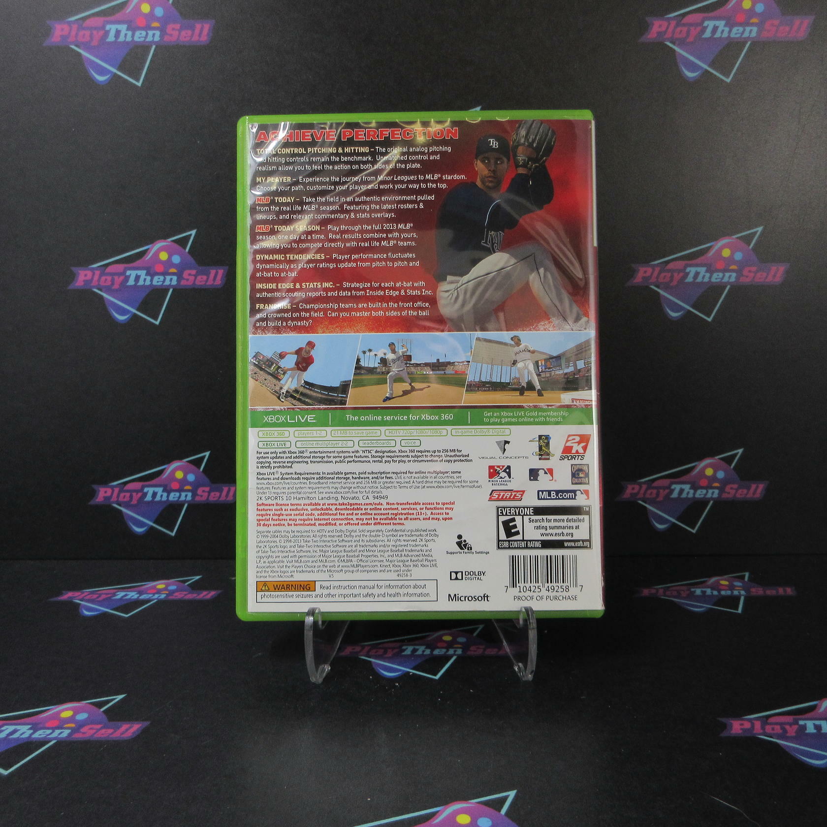 MLB 2K13 Xbox 360 AD/DD Complete CIB - Very Good