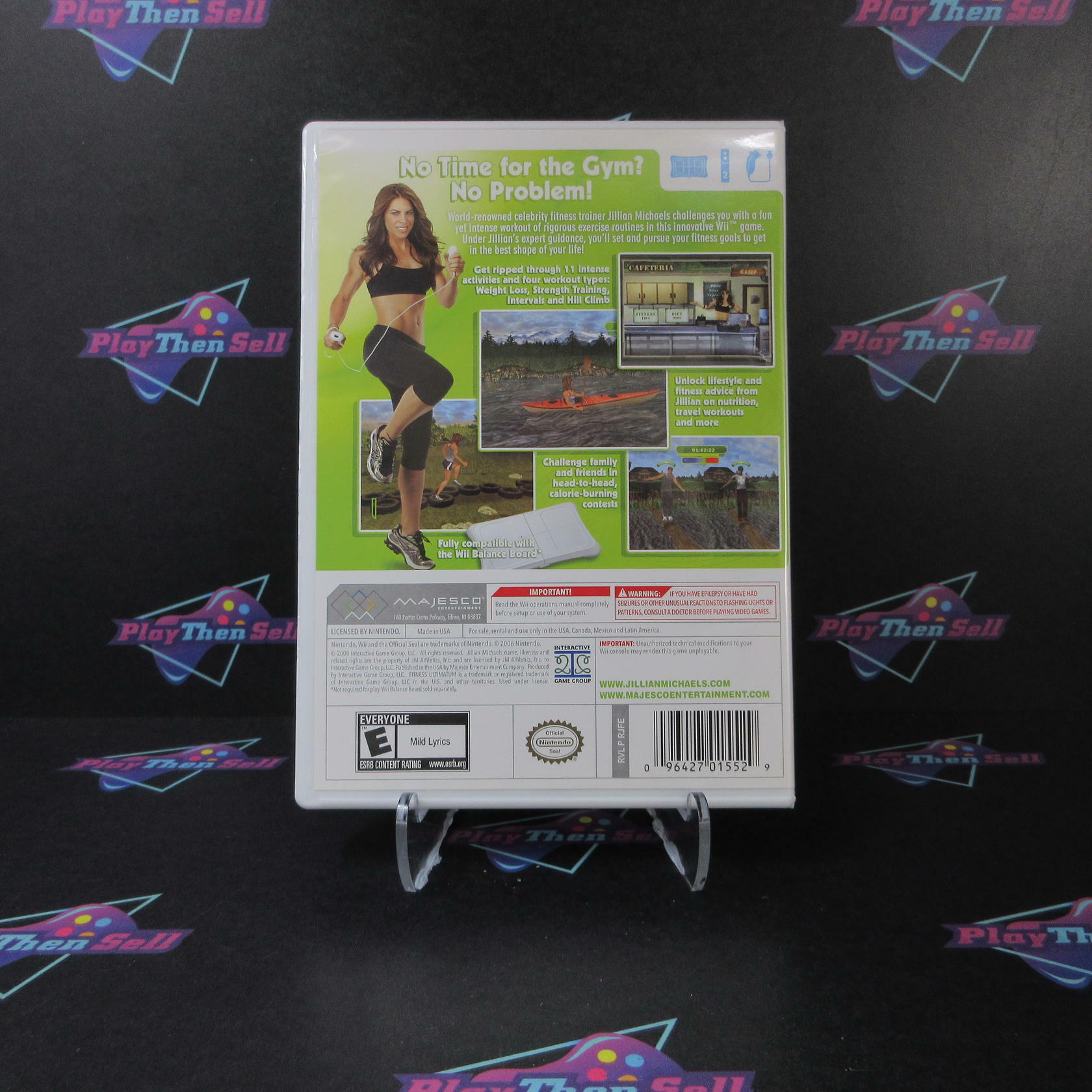 Jillian Michael's Fitness Ultamatum 2009 Nintendo Wii - Very Good
