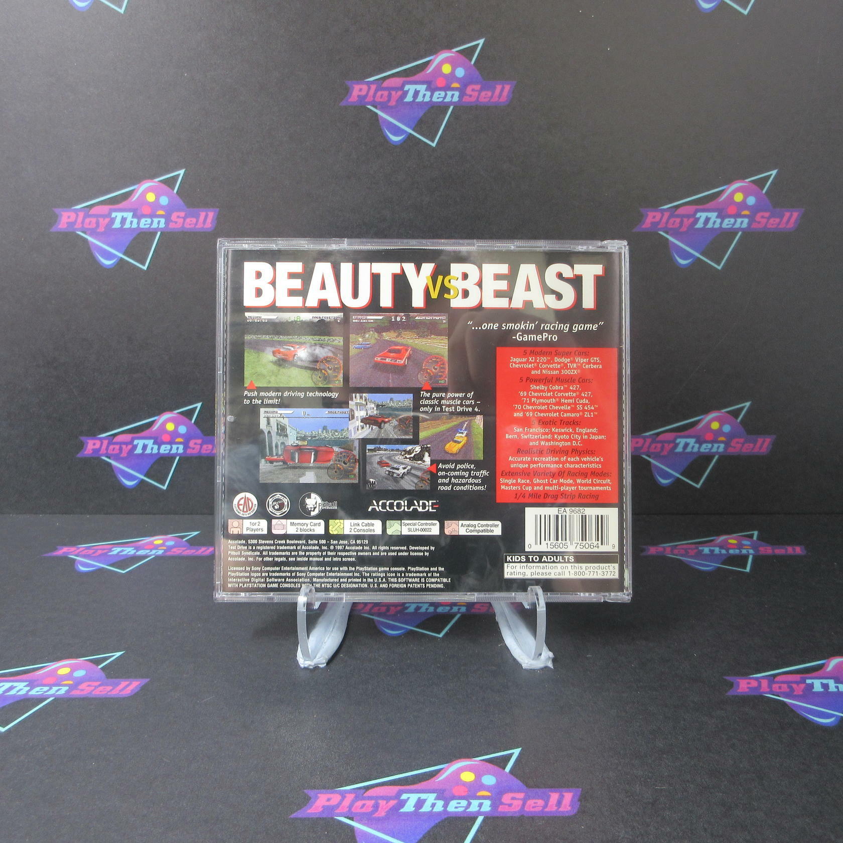 Test Drive 4 PS1 PlayStation 1 - Very Good
