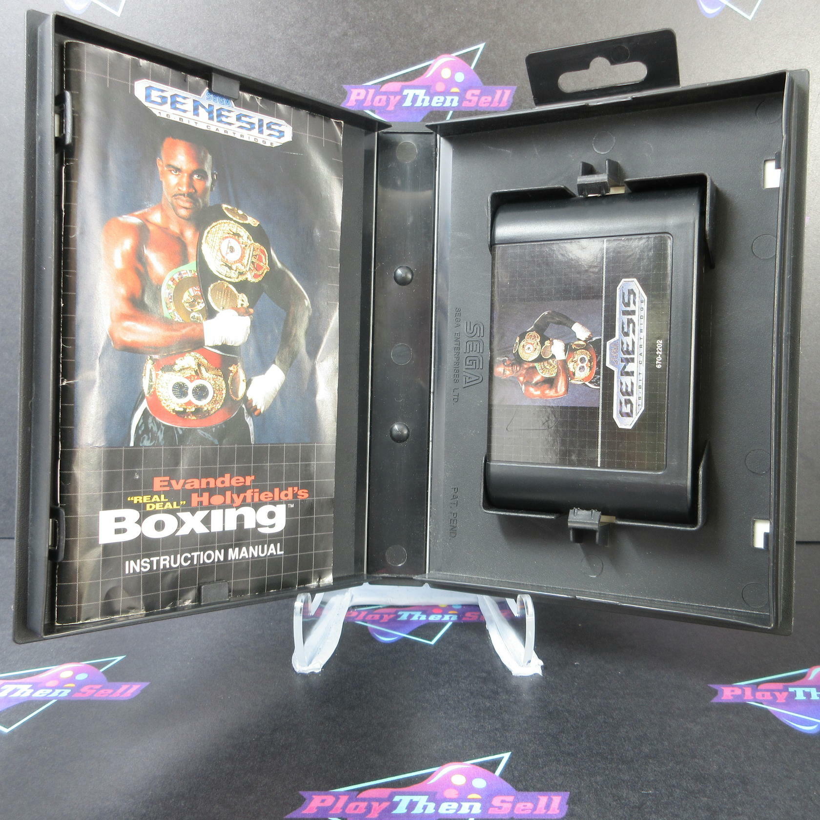 Evander Holyfield's Real Deal Boxing Complete - Sega Genesis AD - Very Good
