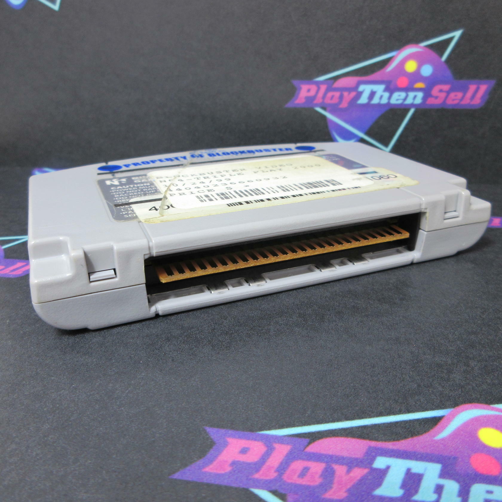 Triple Play 2000 Nintendo 64 Cartridge Only Blockbuster Sticker - Very Good