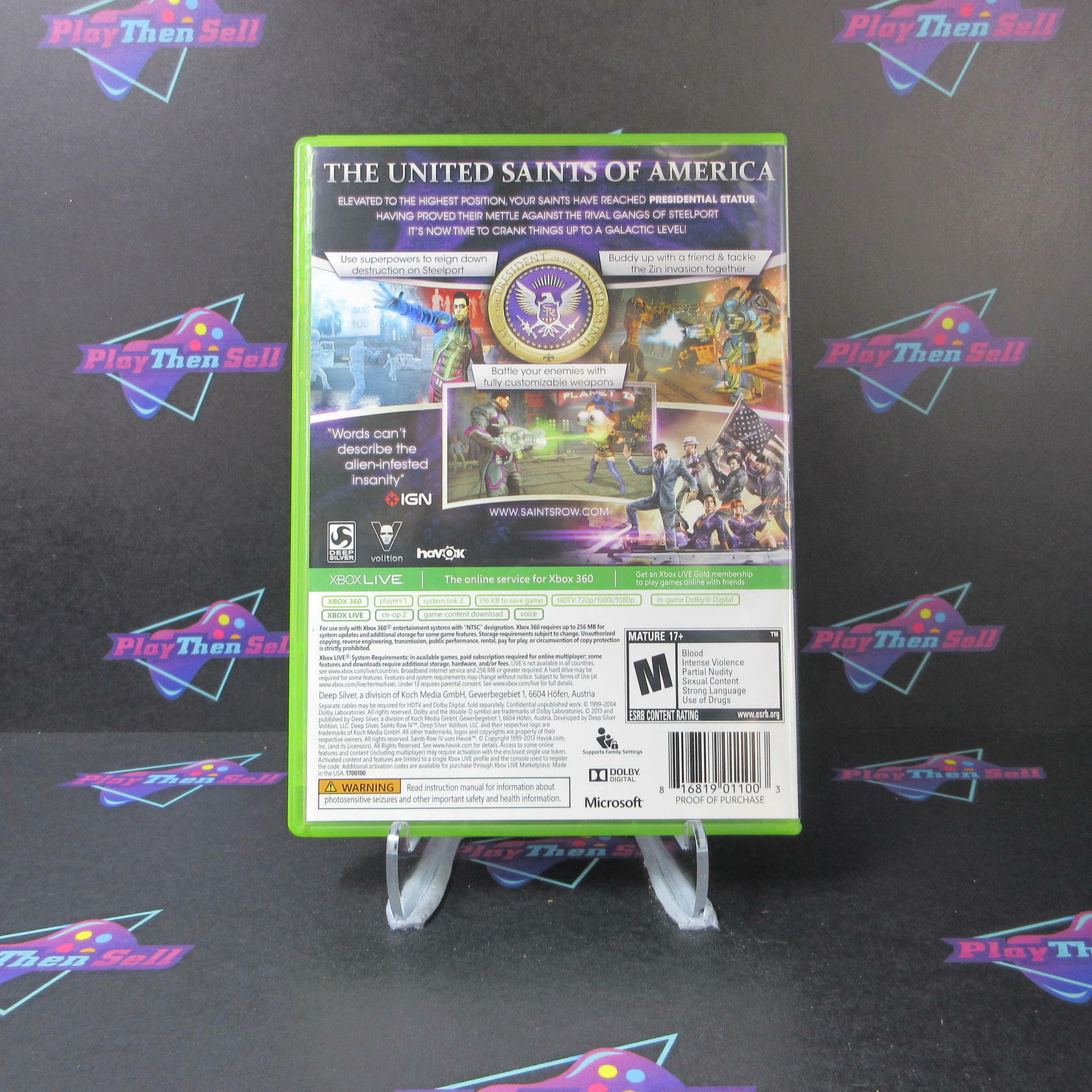 Saints Row IV Xbox 360 - Like New