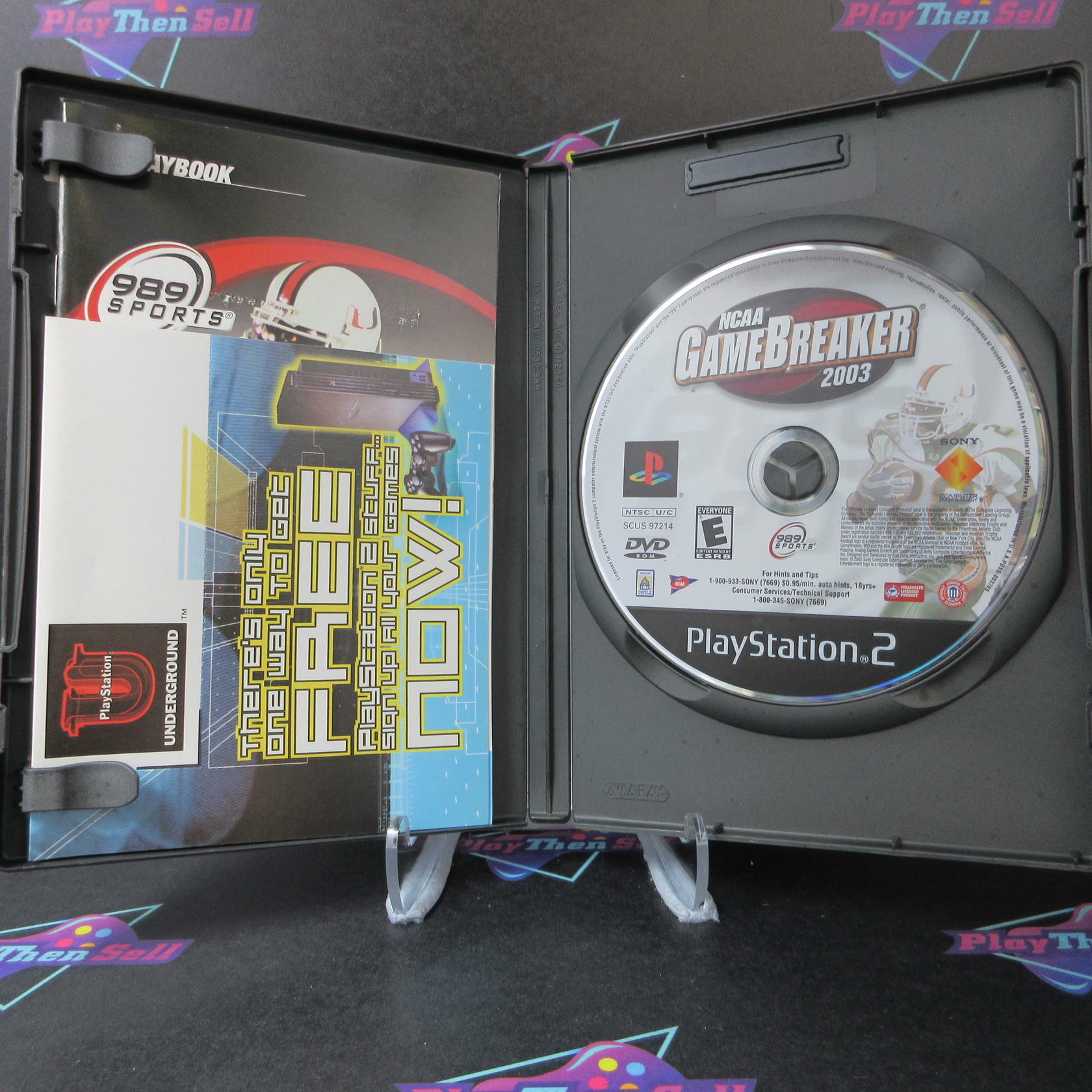 NCAA Gamebreaker 2003 PlayStation 2 + Reg Card - Like New