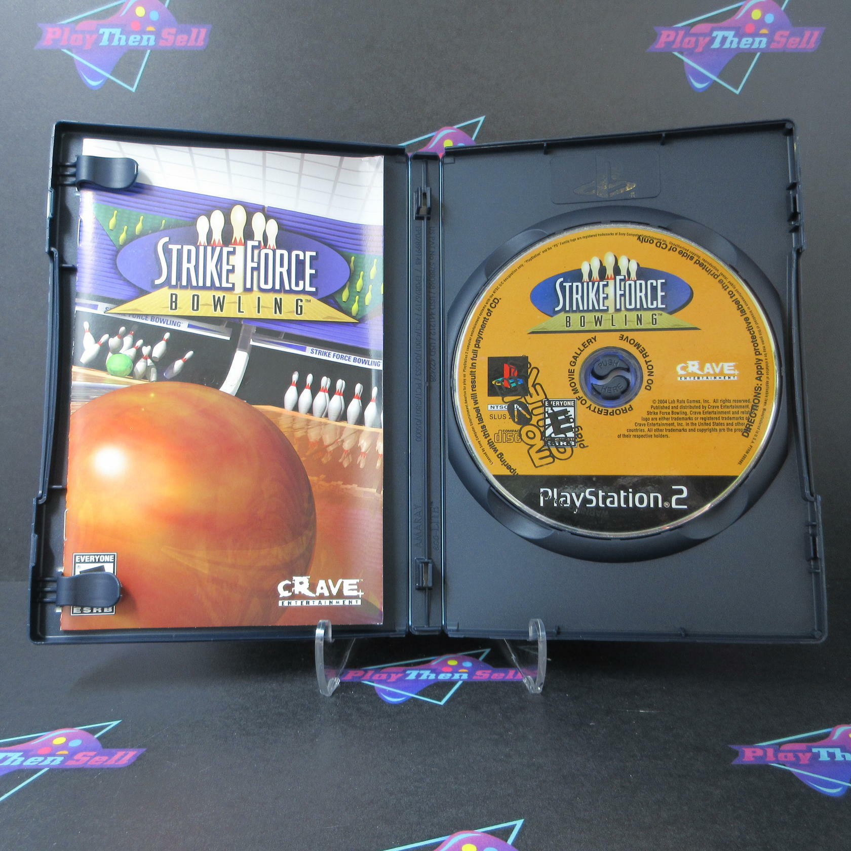 Strike Force Bowling PS2 PlayStation 2 AD/DD Complete CIB - Very Good